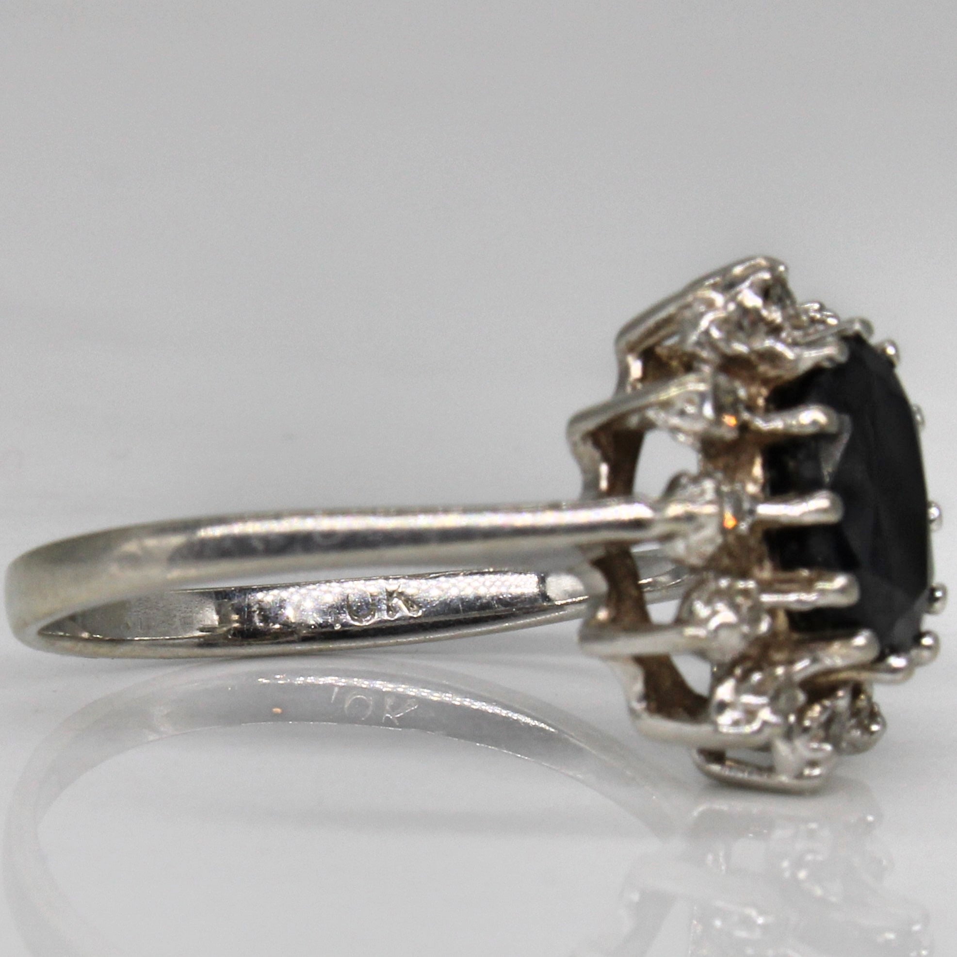 Sapphire & Diamond Cocktail Ring | 1.40ct, 0.06ctw | SZ 6.75 |
