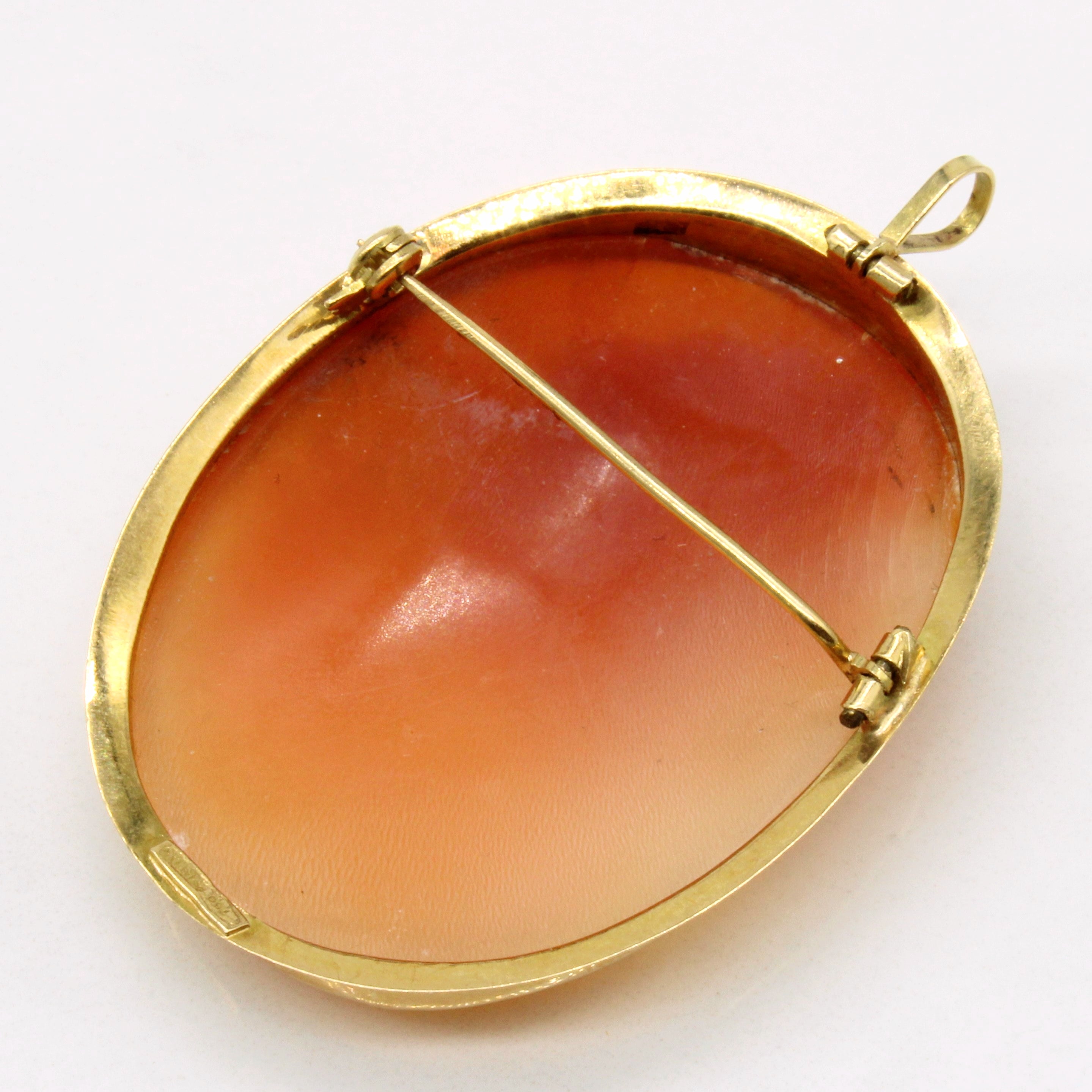 Carved Shell Cameo Pendant | 20.00ct |