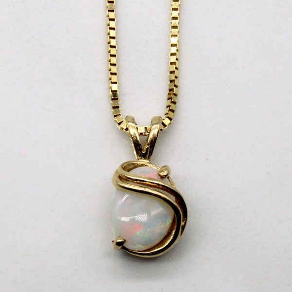 Opal Pendant Necklace | 0.65ct | 15