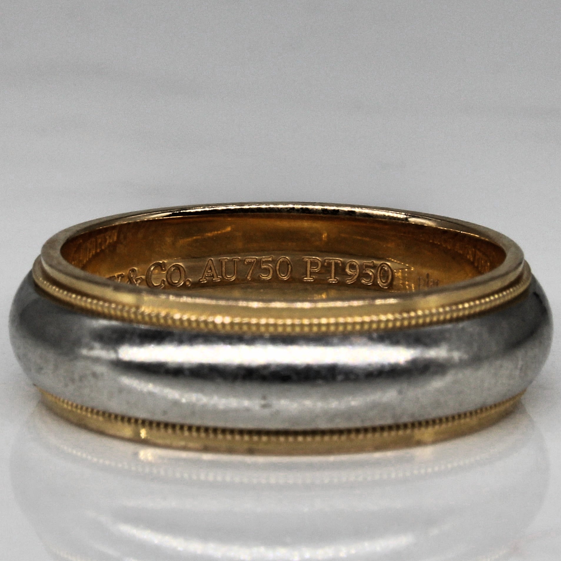'Tiffany & Co.' Tiffany Classic™ Milgrain Wedding Band Ring