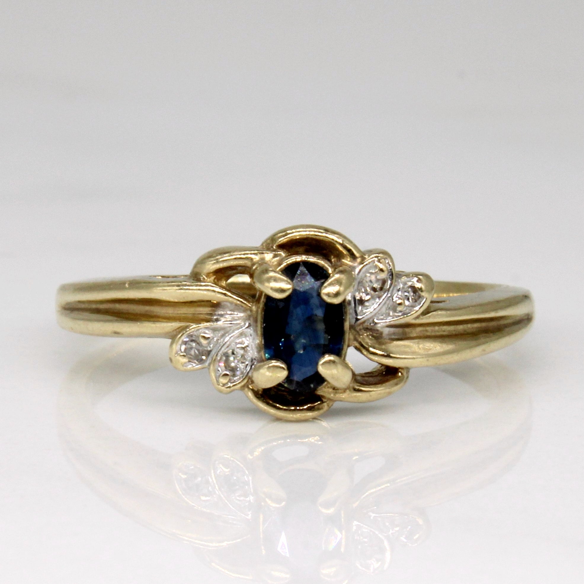 Sapphire & Diamond Ring | 0.17ct, 0.02ctw | SZ 6 |