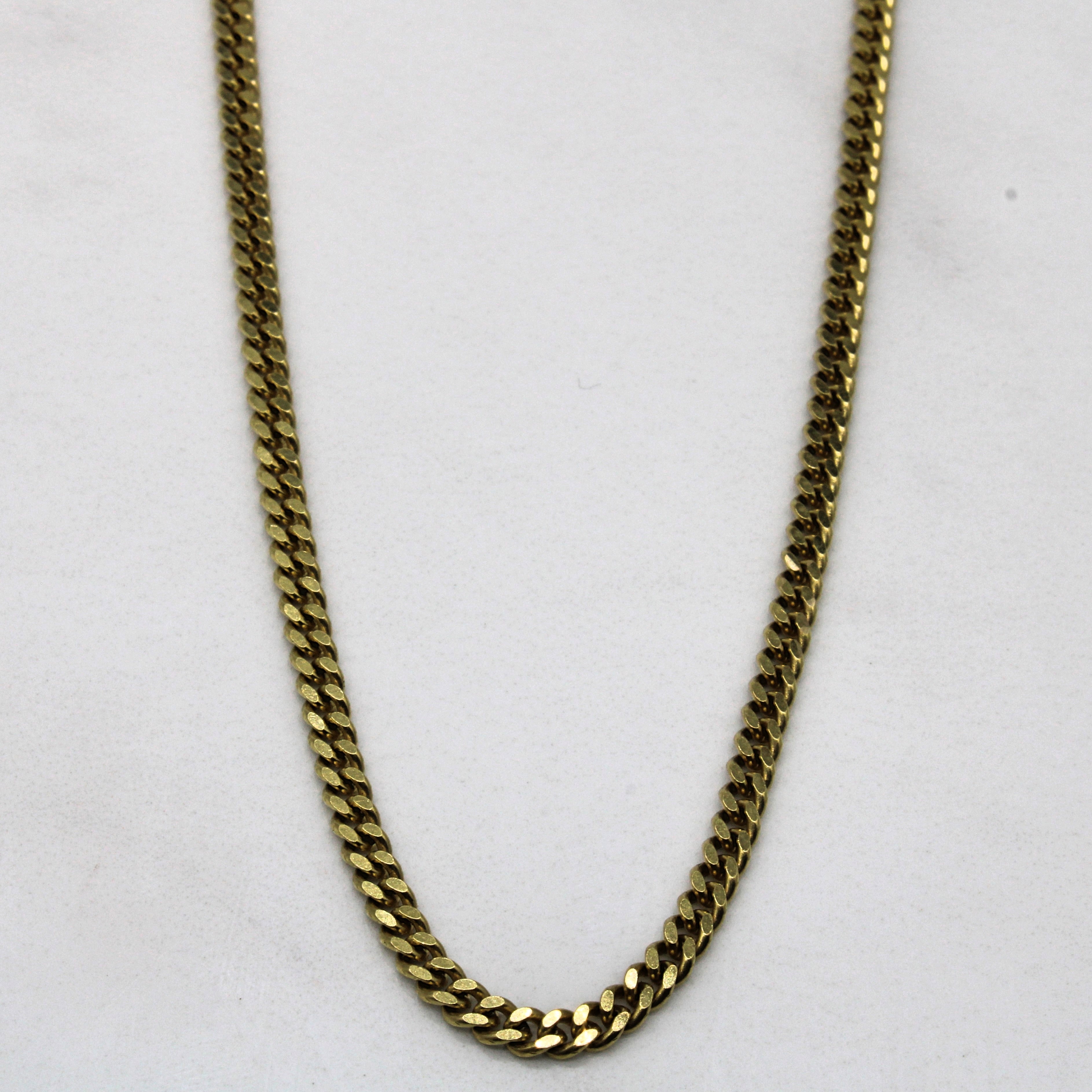 14k Yellow Gold Cuban Chain | 24" |