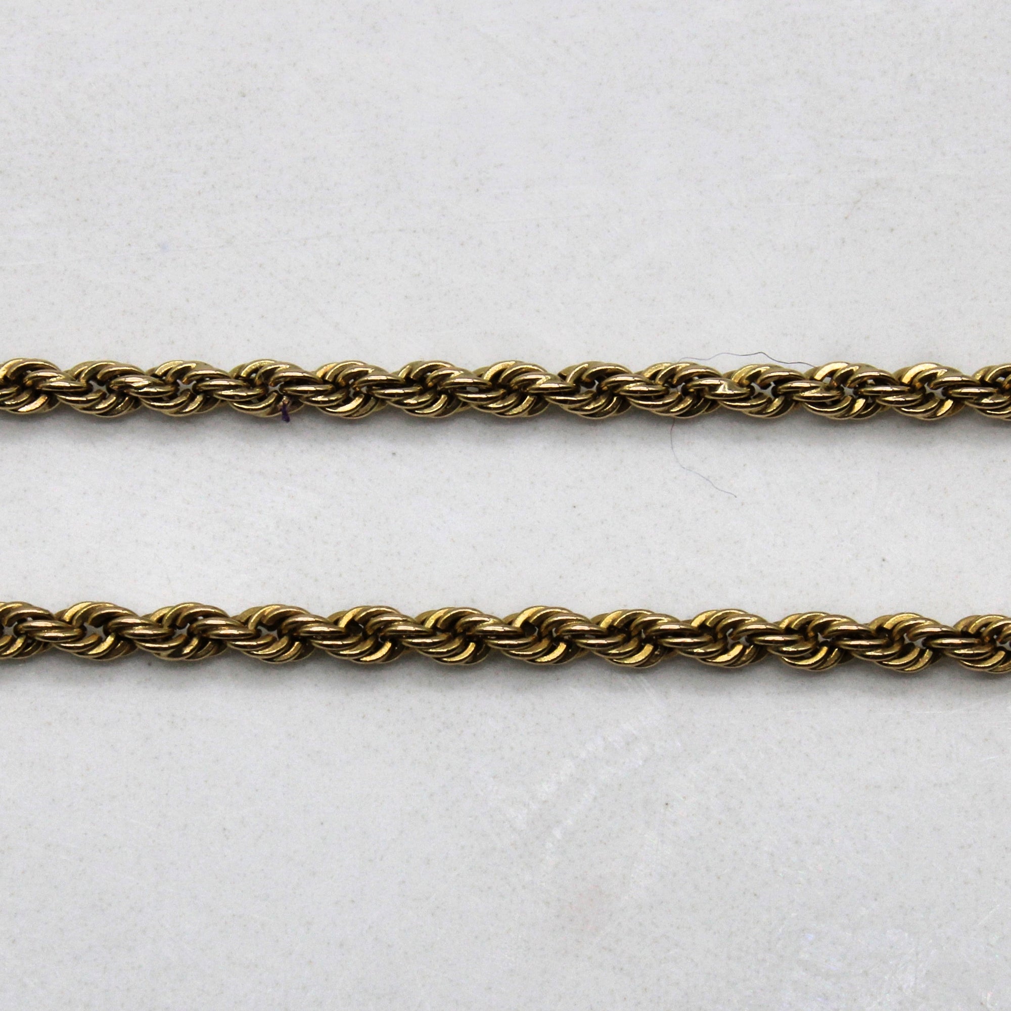10k Yellow Gold Watch Chain | 52