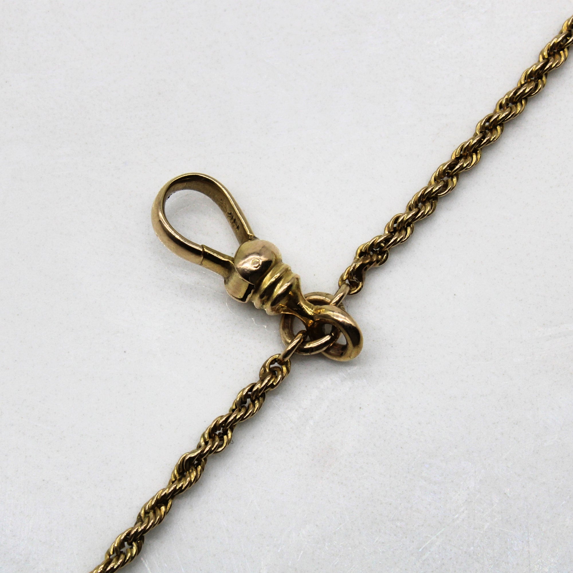 10k Yellow Gold Watch Chain | 52