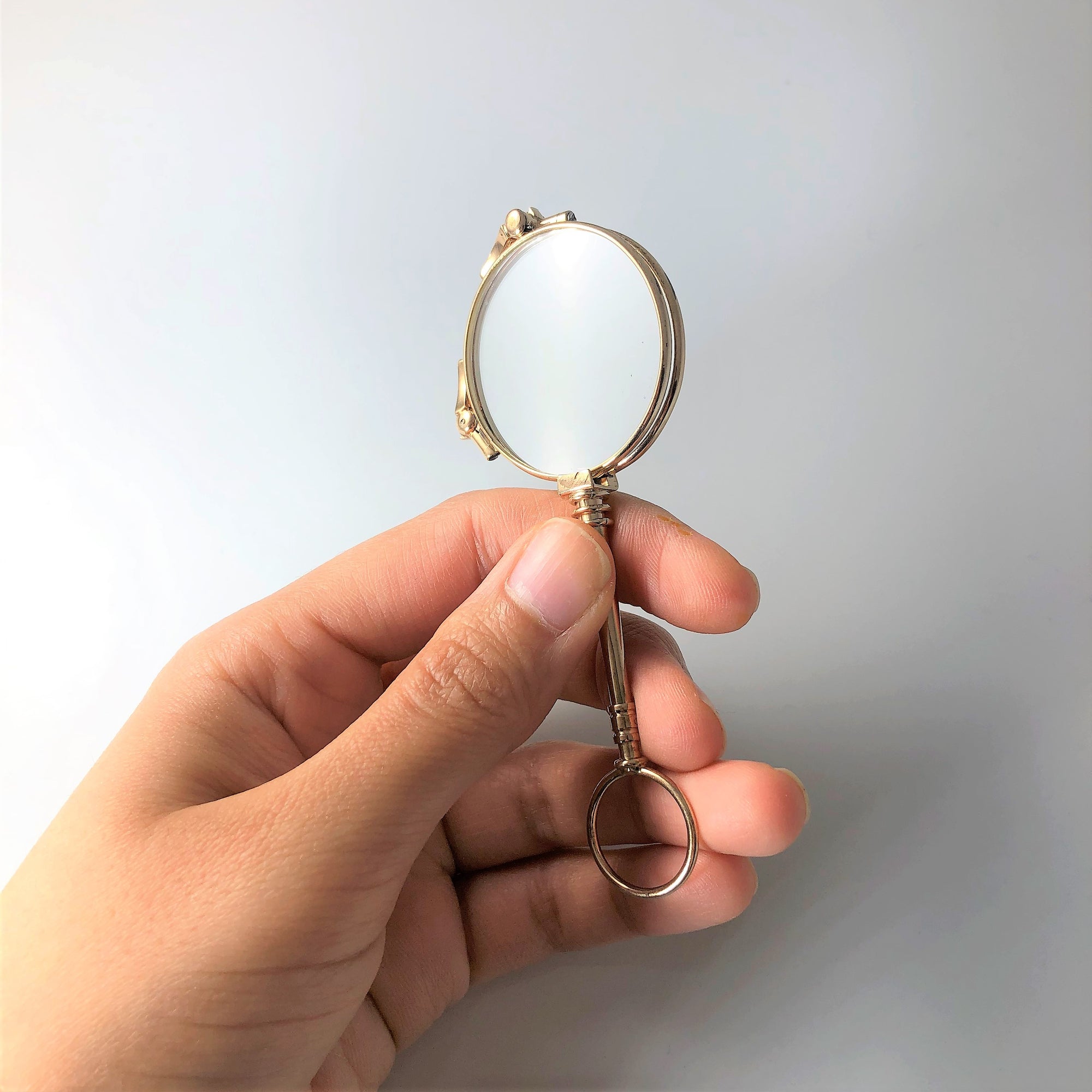 Early 1900s Yellow Gold Lorgnette Glasses |