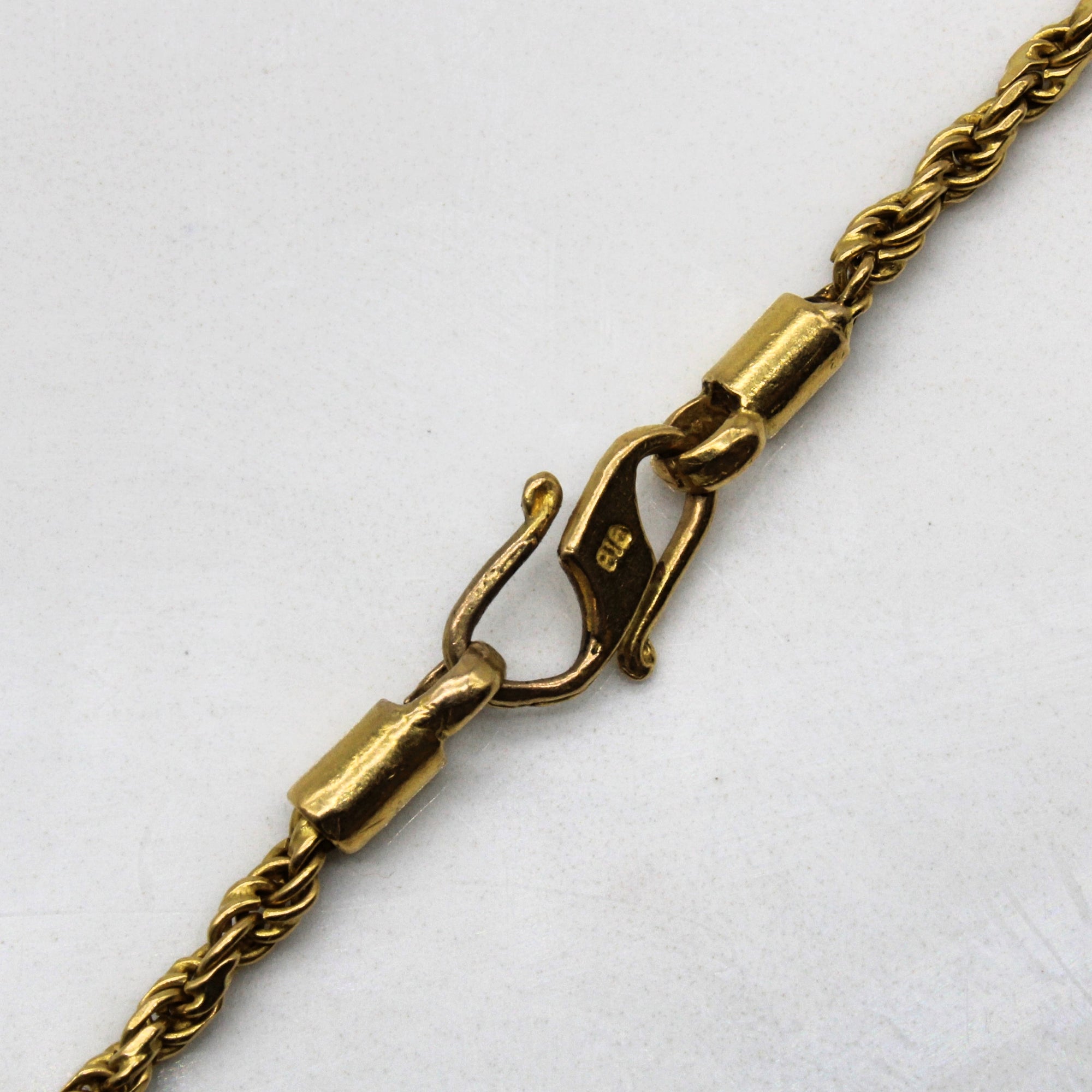 22k Yellow Gold Rope Chain | 24