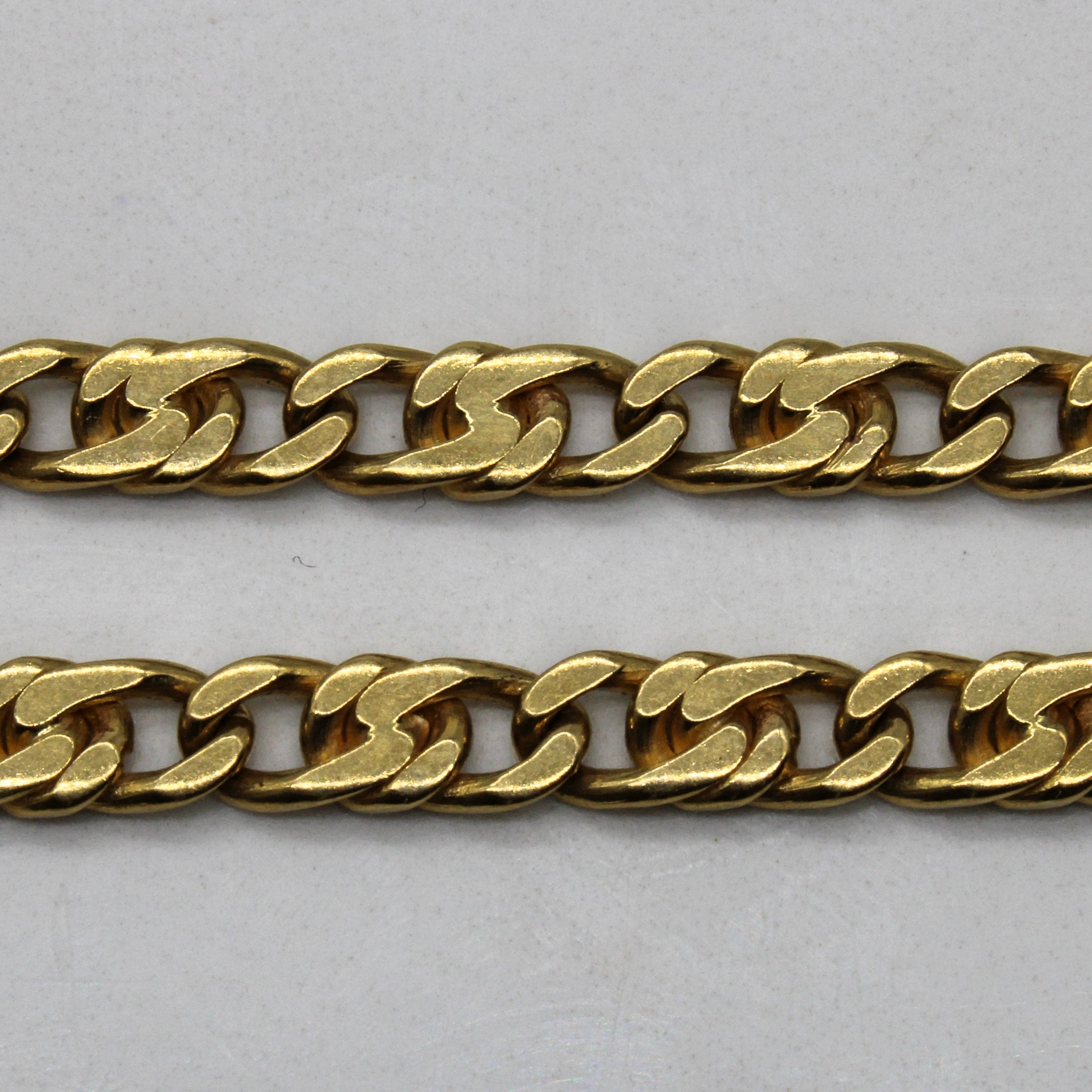 18k Yellow Gold Fused Cuban Chain | 21" |