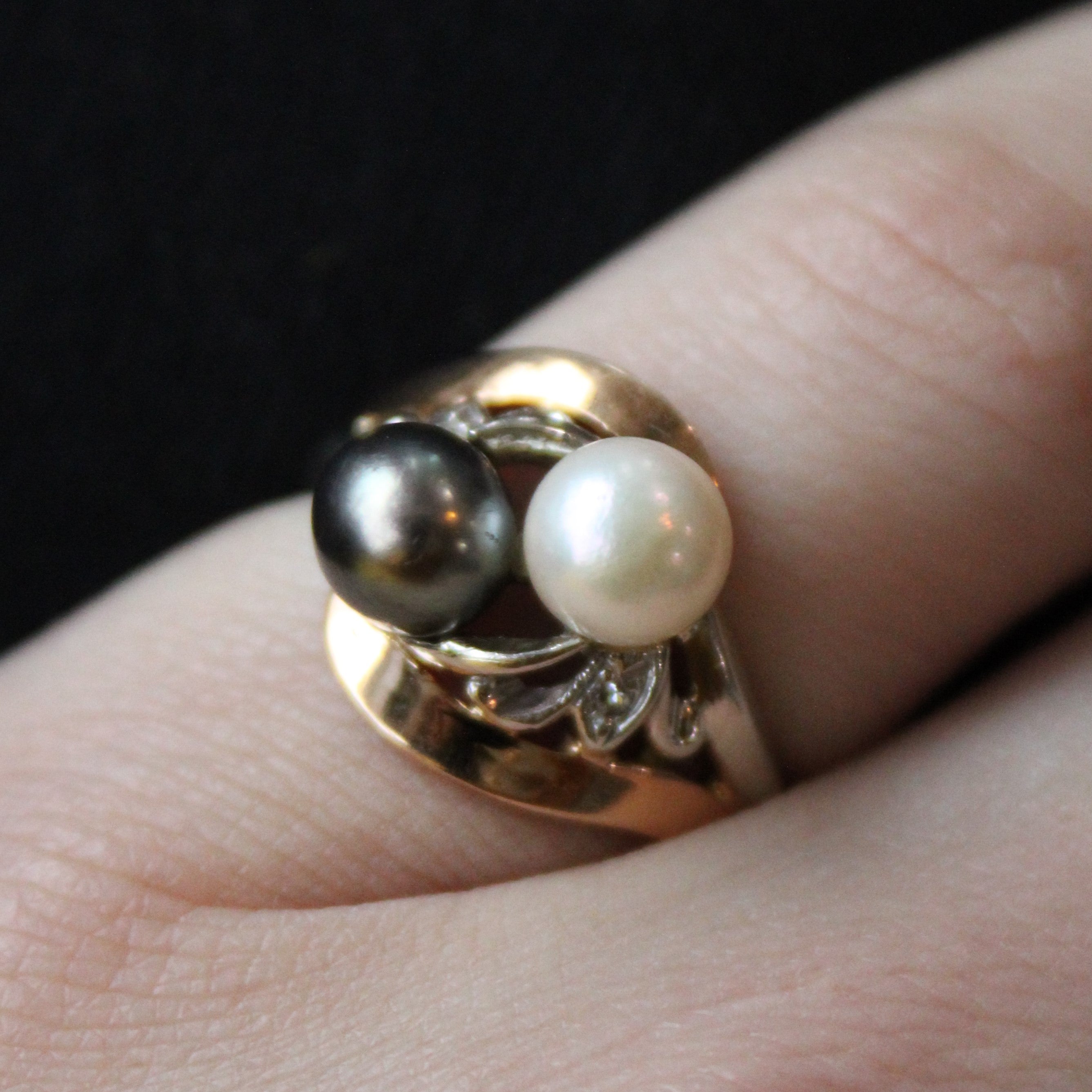Diamond & Pearl Ring | 0.02ctw | SZ 7 |