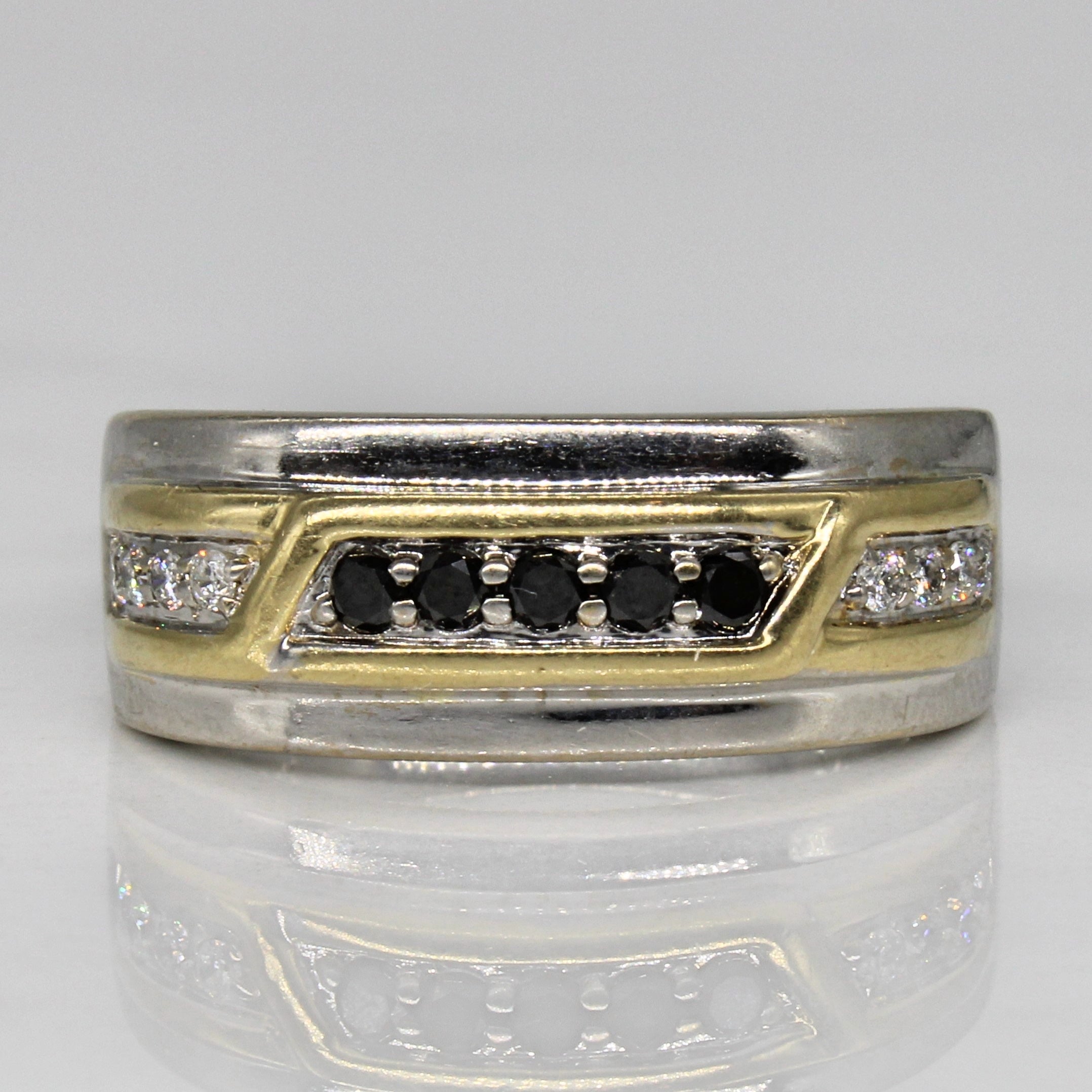 Two Tone Diamond Band | 0.27ctw | SZ 9.75 |