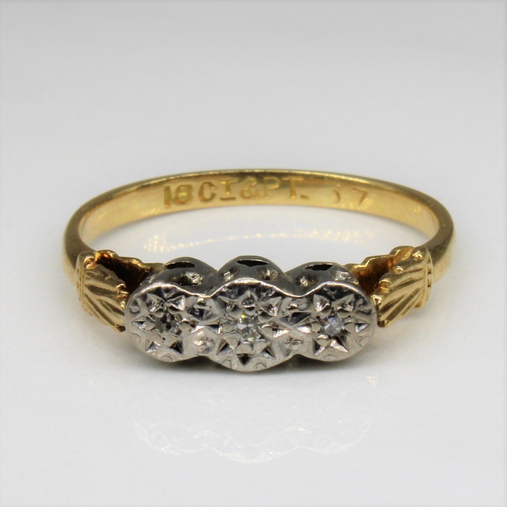 Illusion Set Diamond Ring | 0.02ctw | SZ 4.75 |
