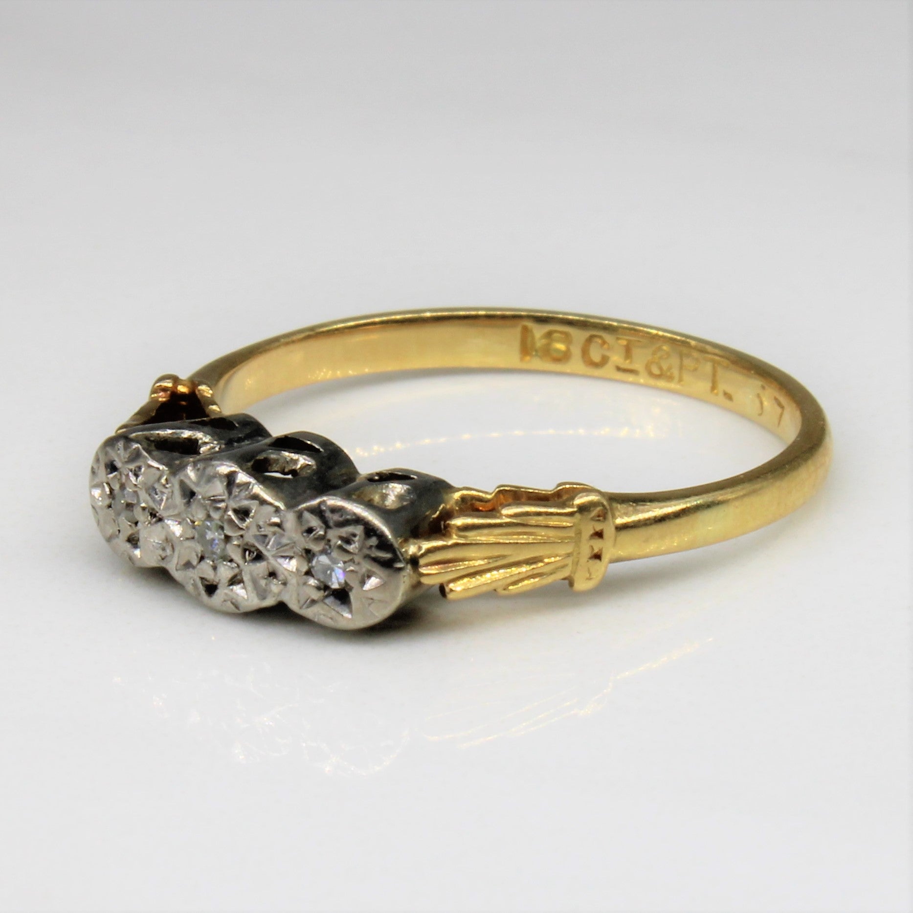 Illusion Set Diamond Ring | 0.02ctw | SZ 4.75 |