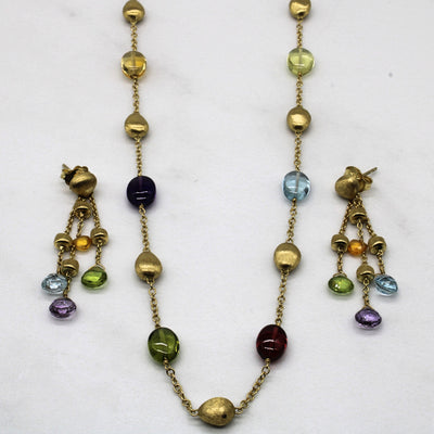 Marco Bicego' Multi Gem Jewelry Suite | 27.60ctw | 16