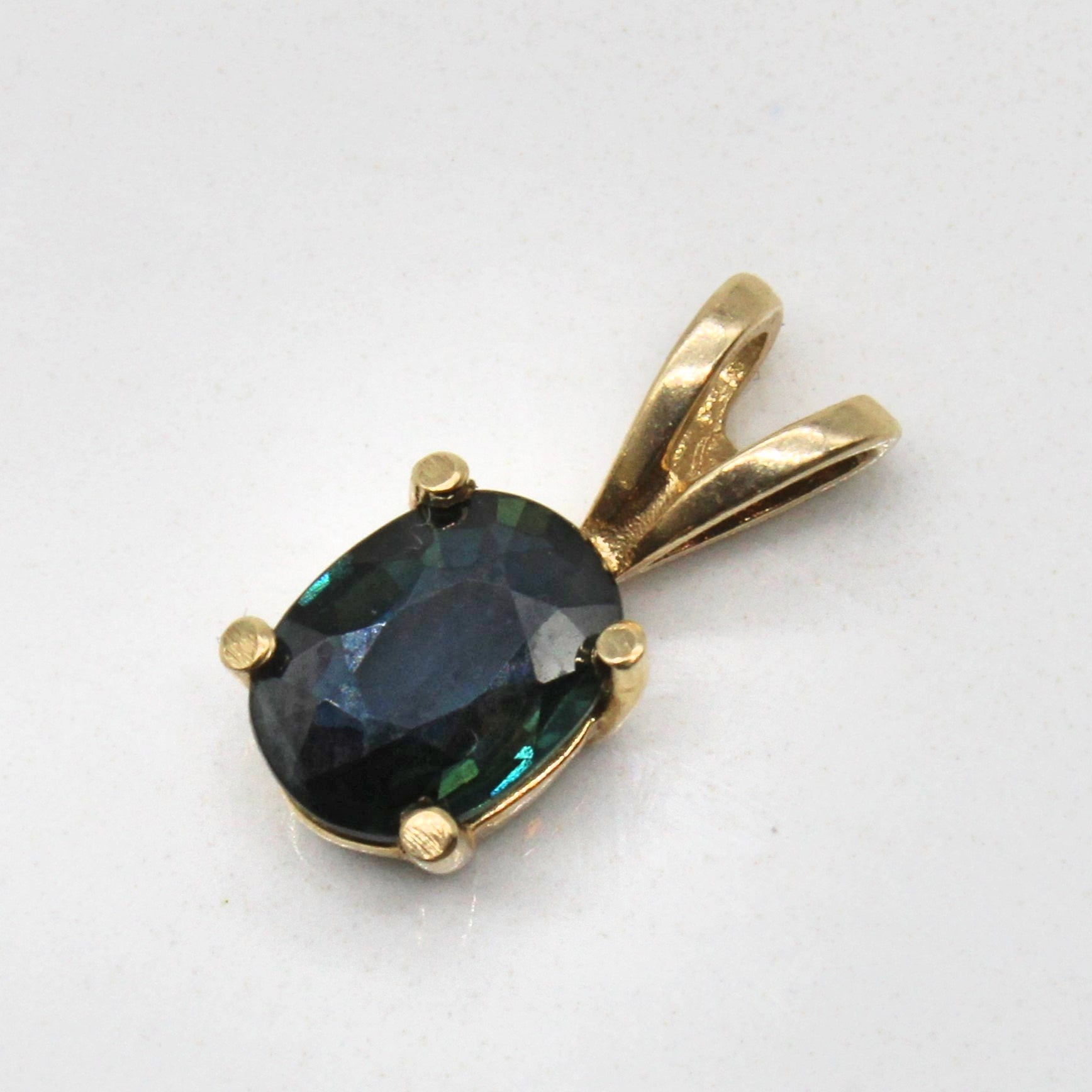 Sapphire & Diamond Pendant & Earrings Set | 1.15ctw, 0.01ctw |