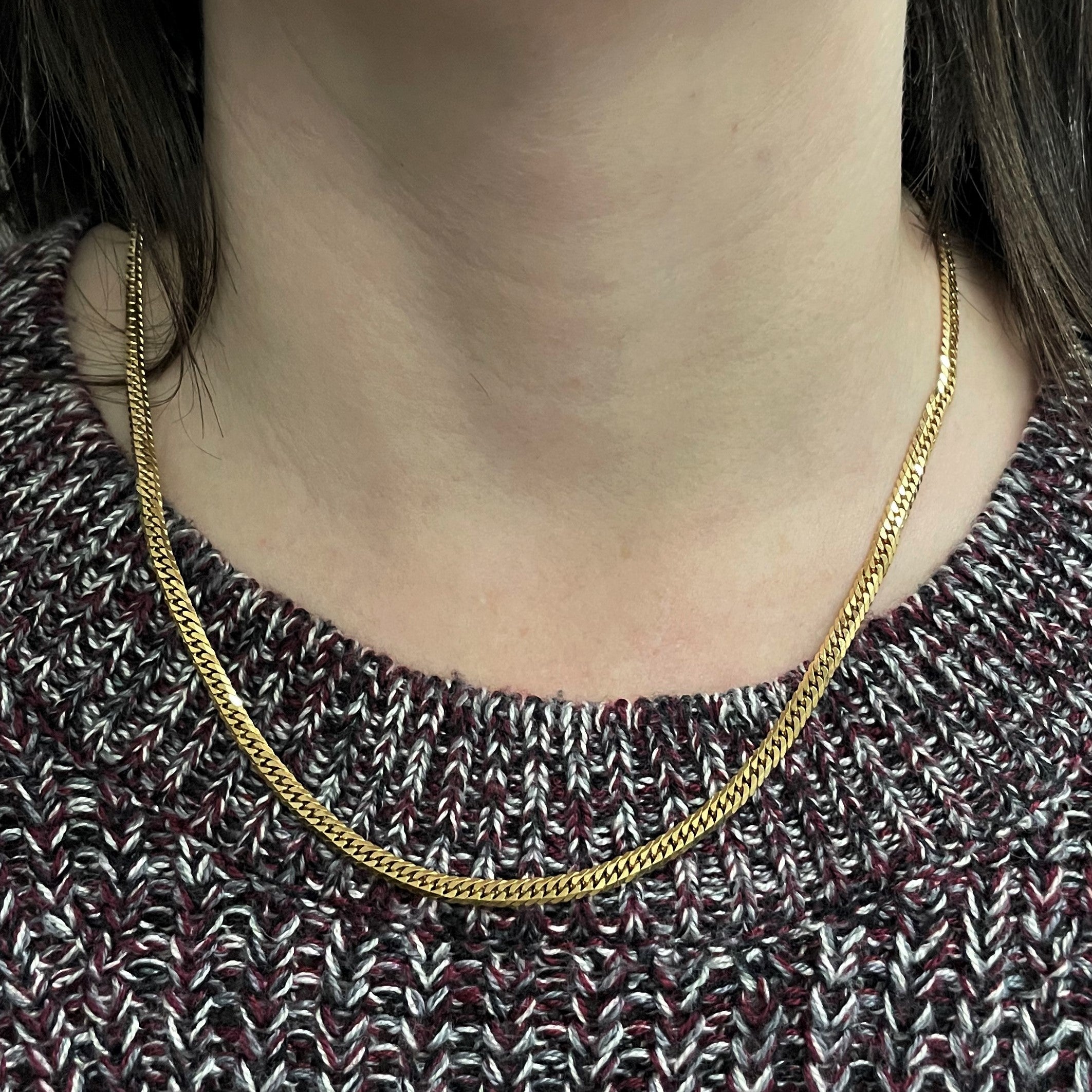 18k Yellow Gold Curb Chain | 20" |