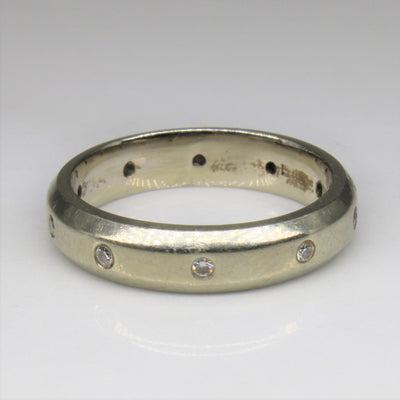 Flush Set Diamond Eternity Ring | 0.10ctw | SZ 6.5 |