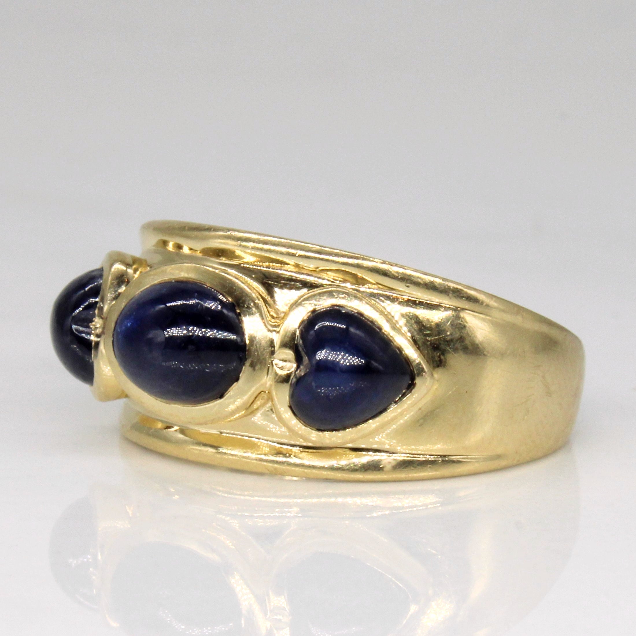 Sapphire Three Stone Ring | 2.45ctw | SZ 7 |