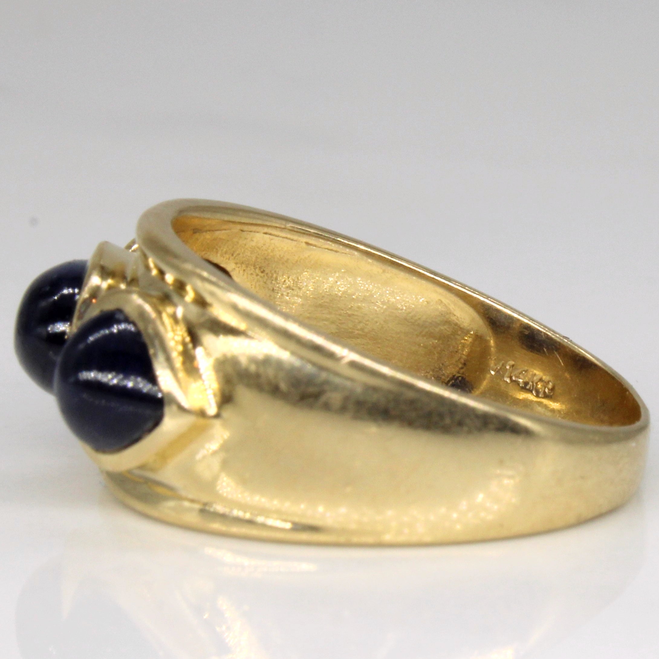 Sapphire Three Stone Ring | 2.45ctw | SZ 7 |