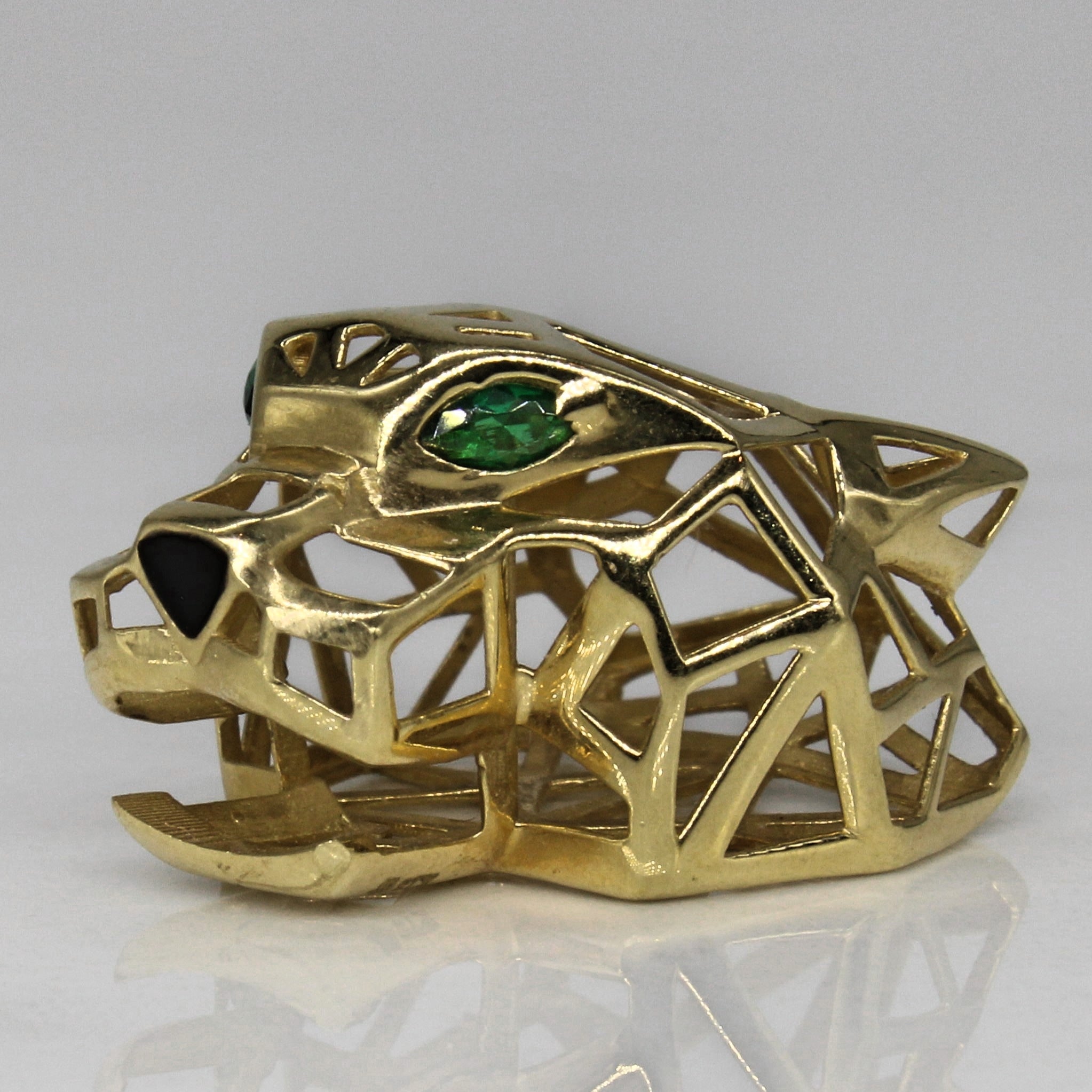 Pendentif panthère inspiré de Cartier | 0,07 ct, 0,06 ct au total | 