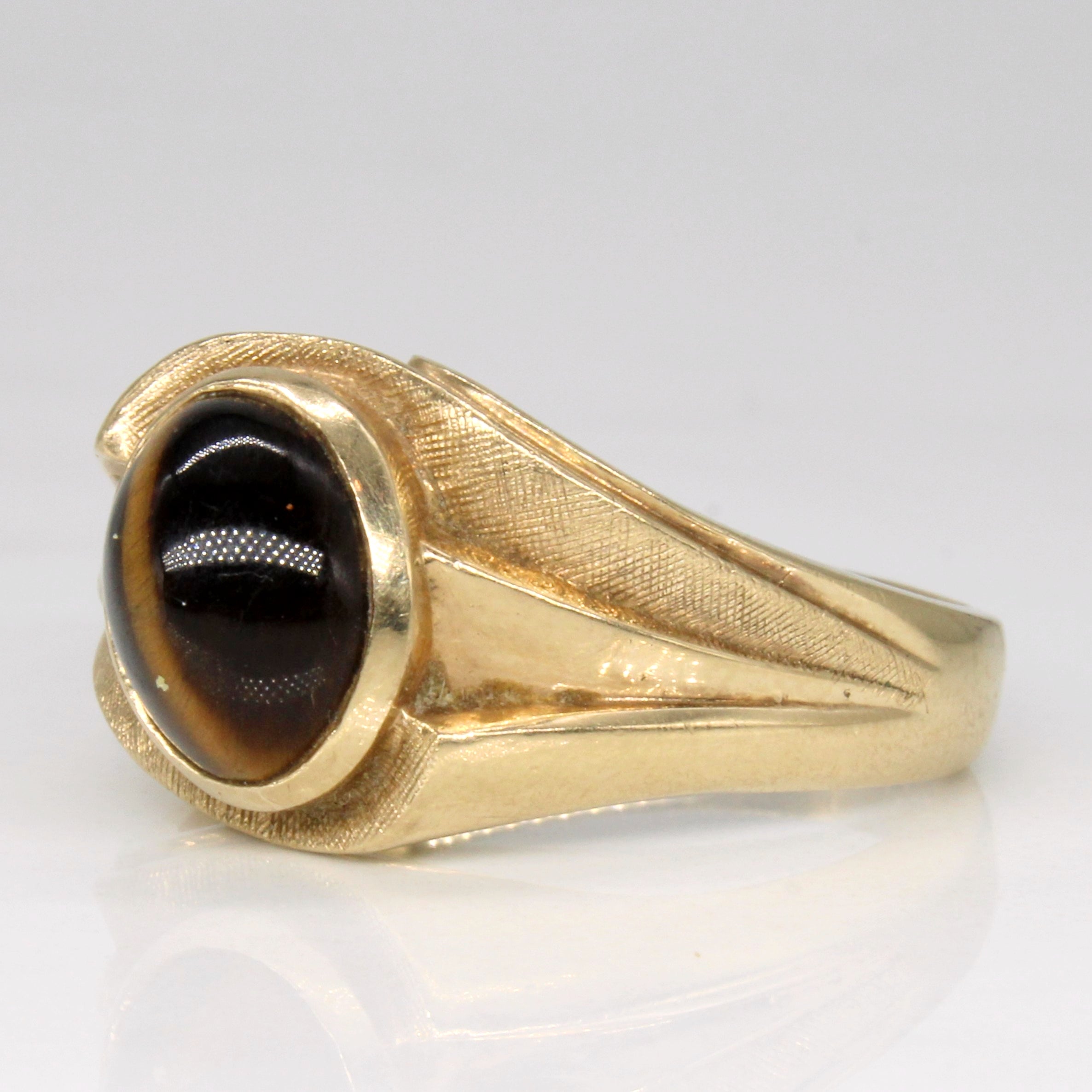 Tiger Eye Cocktail Ring | 2.00ct | SZ 10.5 |