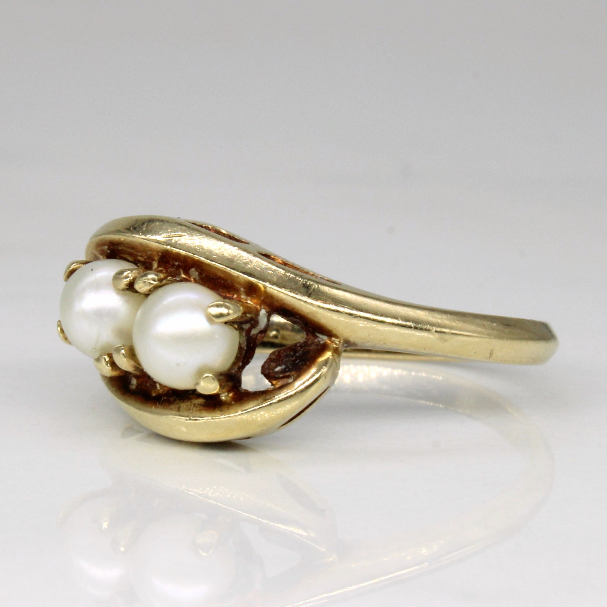 Twin Pearl Ring | SZ 6.5 |