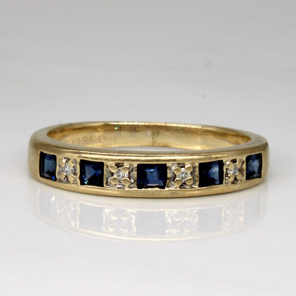 Sapphire & Diamond Ring | 0.33ctw, 0.02ctw | SZ 7.75 |