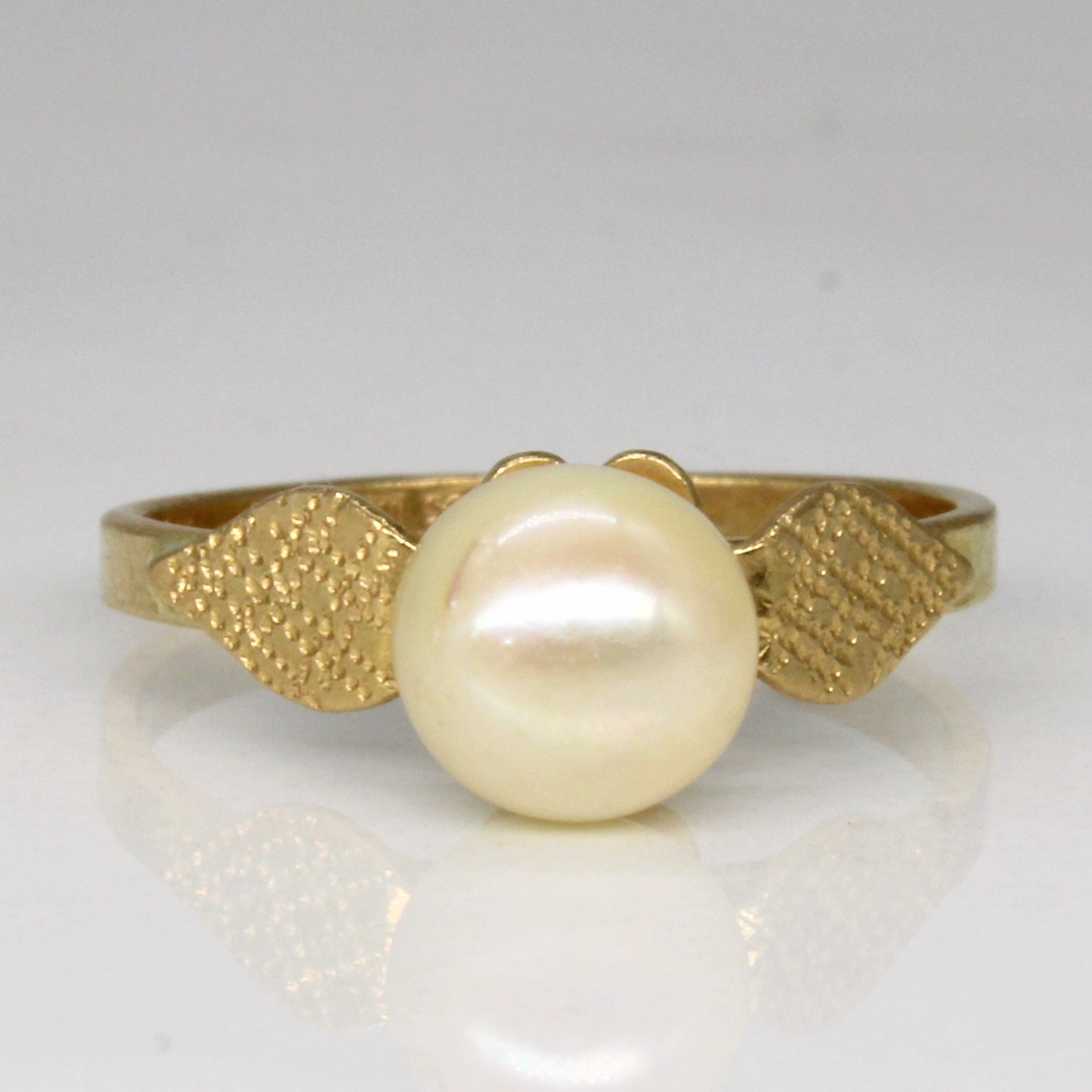 Pearl Cocktail Ring | SZ 4 |