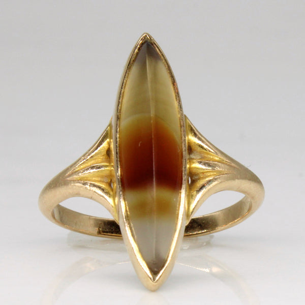 Agate Cocktail Ring | 4.00ct | SZ 4 |