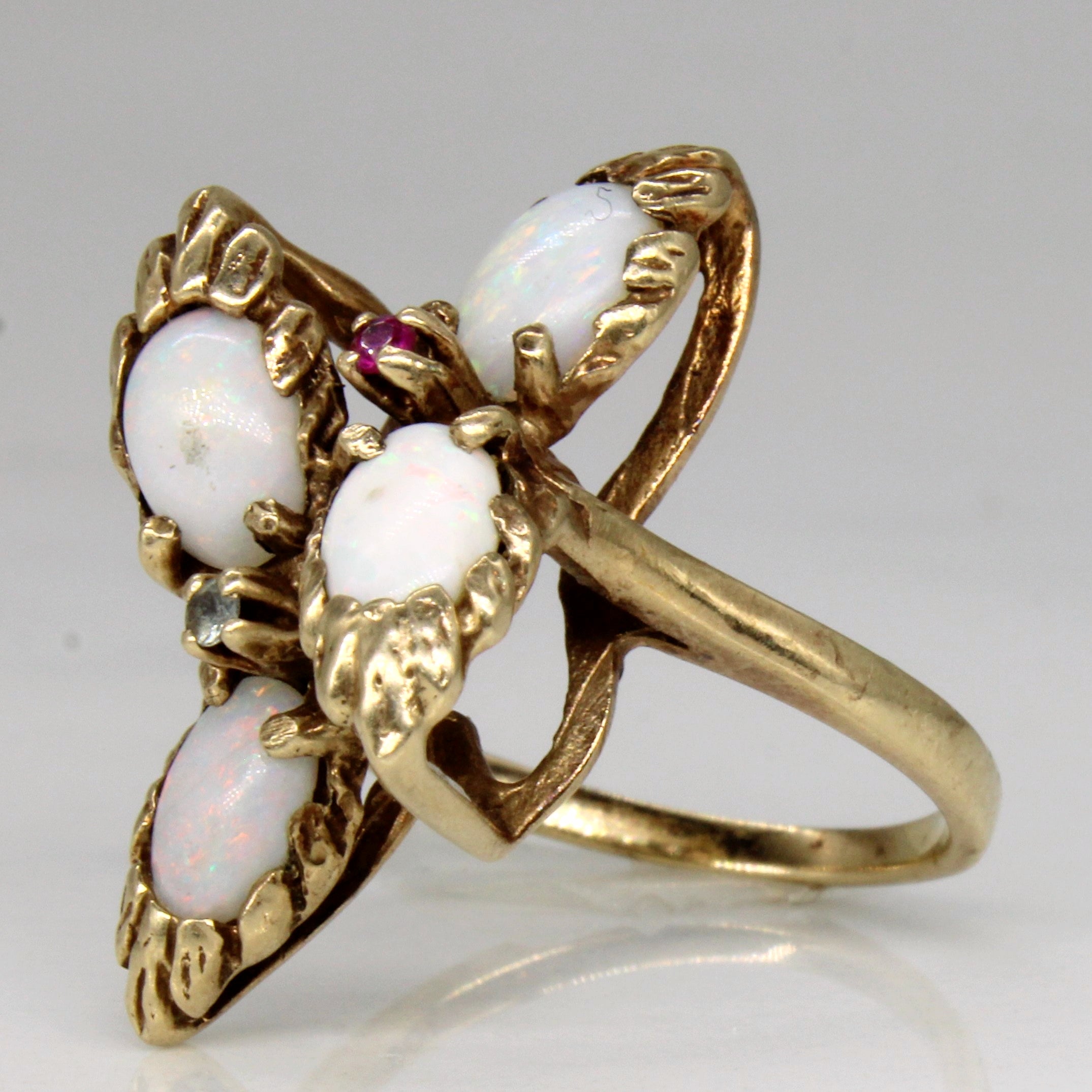 Multi Gem Cocktail Ring | 0.98ctw | SZ 5 |