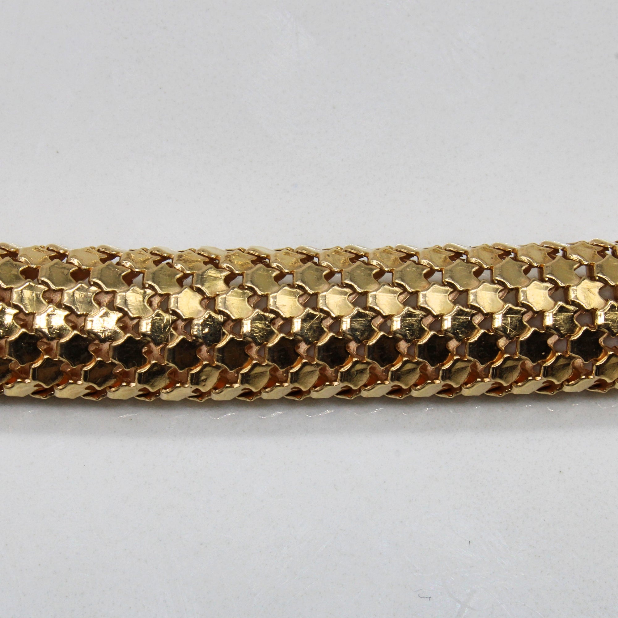 Adjustable Length Snake Lariat Necklace | 0.09ctw | 22