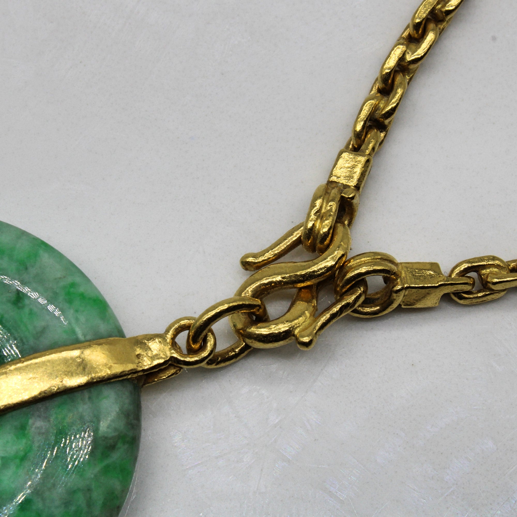 24k Jadeite Pendant Necklace | 50ct | 20