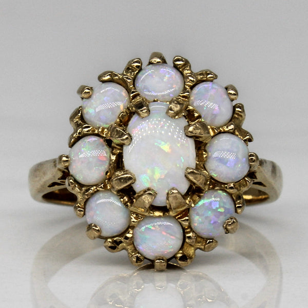 Opal Cluster Ring | 1.35ctw | SZ 6.25 |
