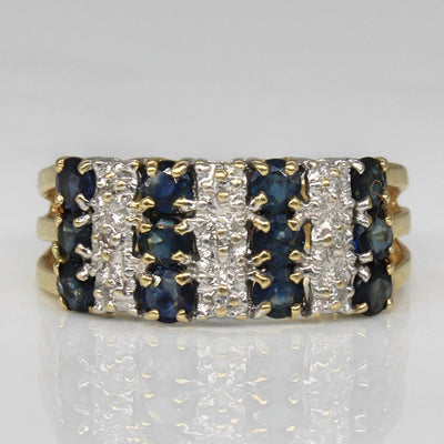 Sapphire Cluster Ring | 0.95ctw | SZ 6.25 |