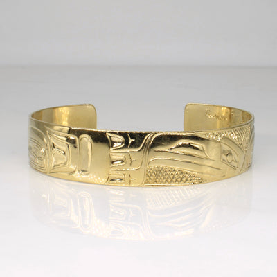 Indigenous Carved Art Bracelet | 7