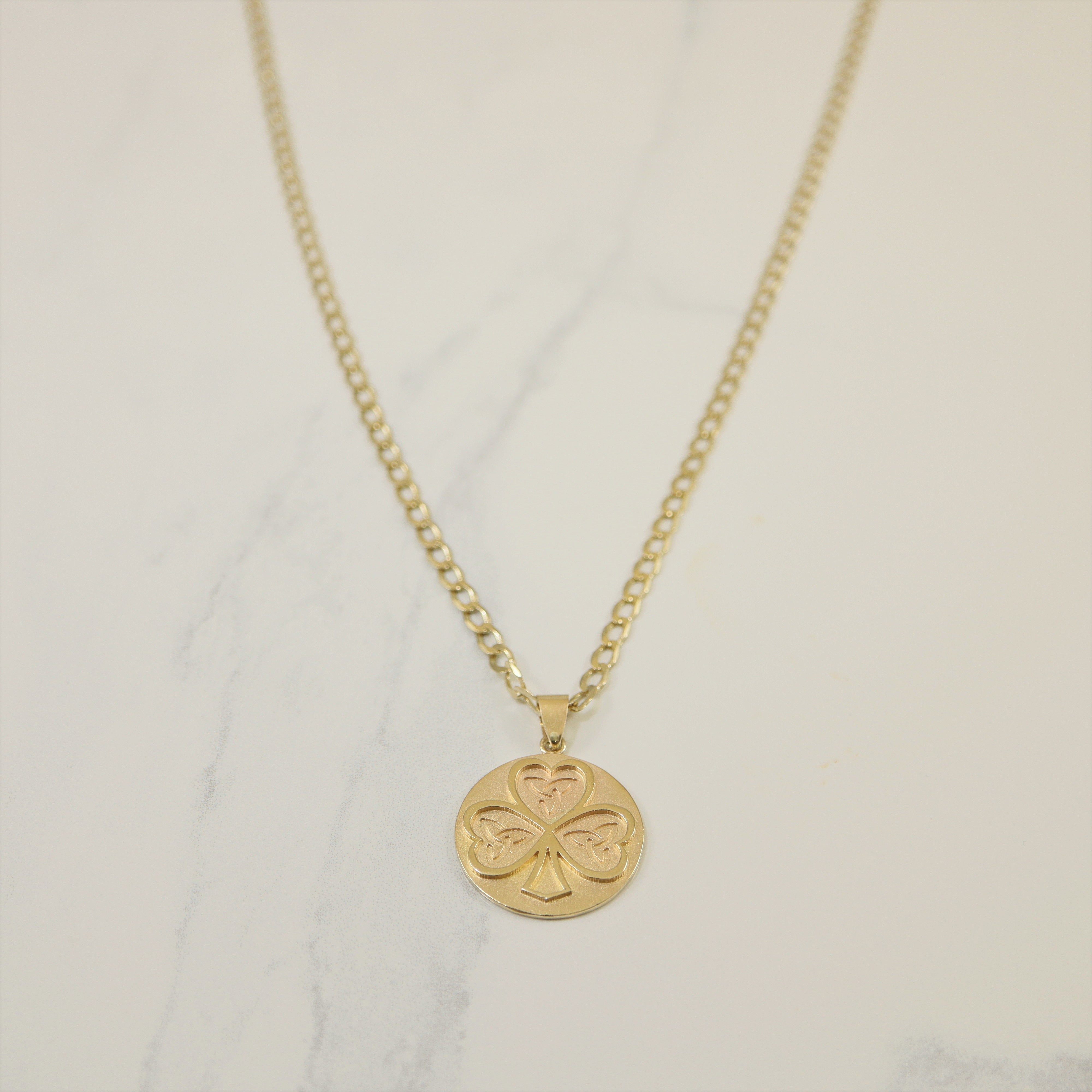 Celtic Clover Necklace | 22" |