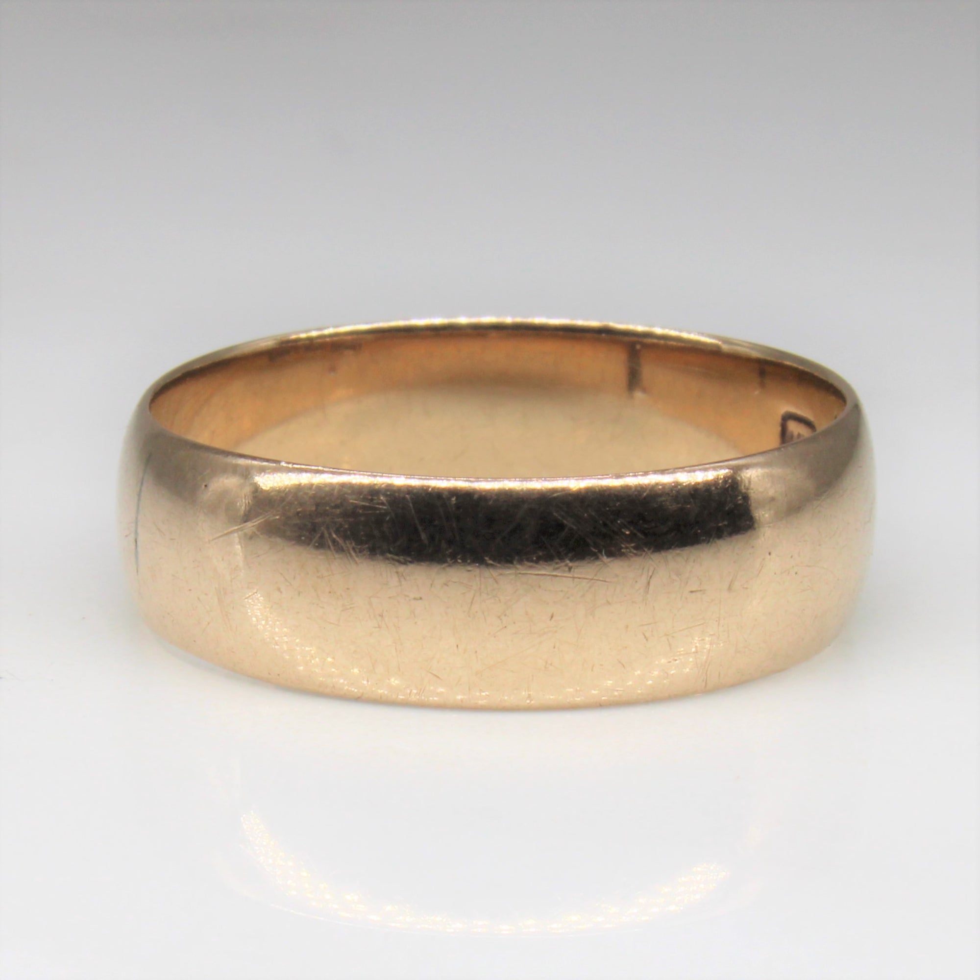 Early 1900s Plain Gold Band | SZ 7.5 |