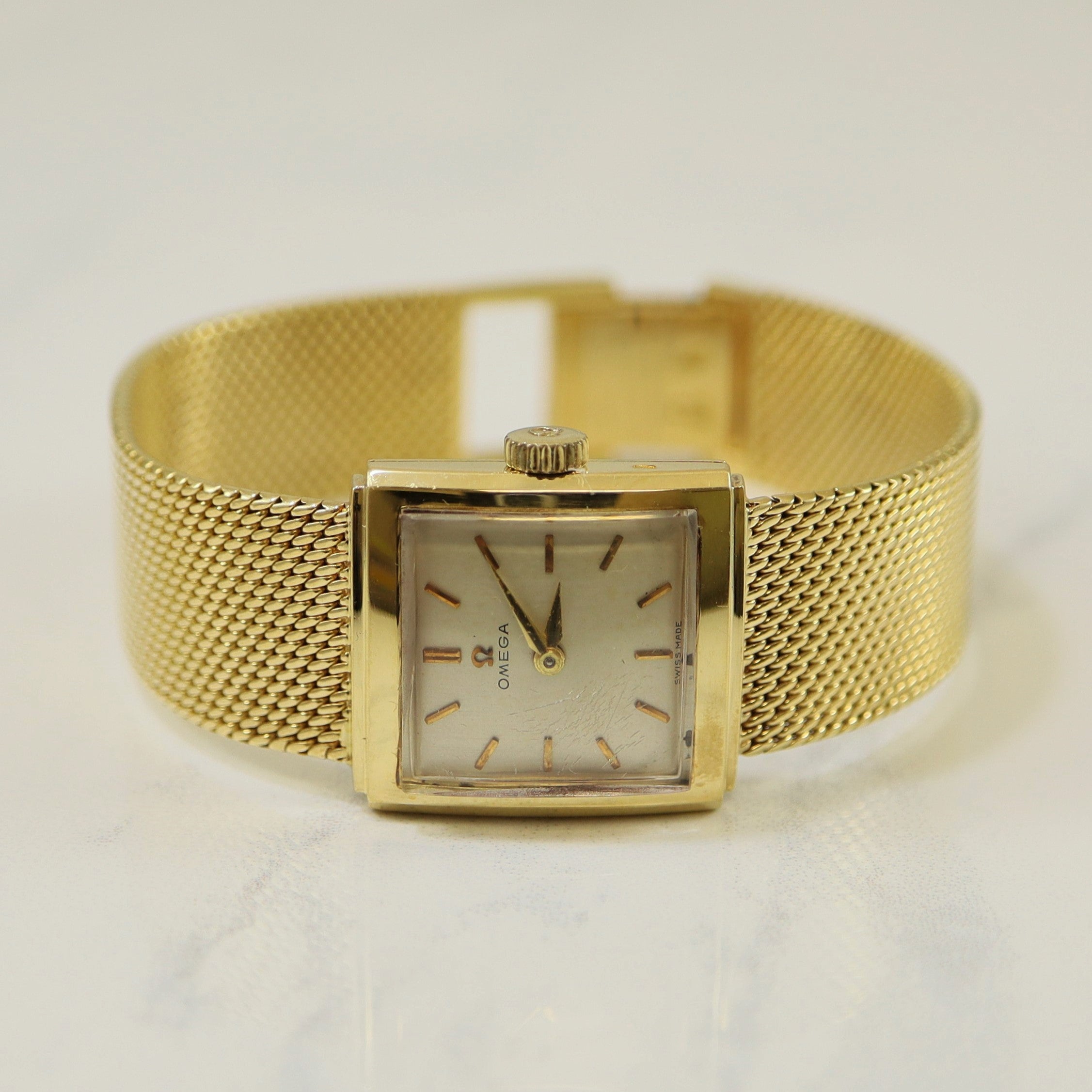 Omega' 1960s Woven Gold Watch | 6.5" |