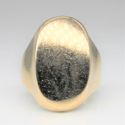 Oval Signet Ring | SZ 8.75 |