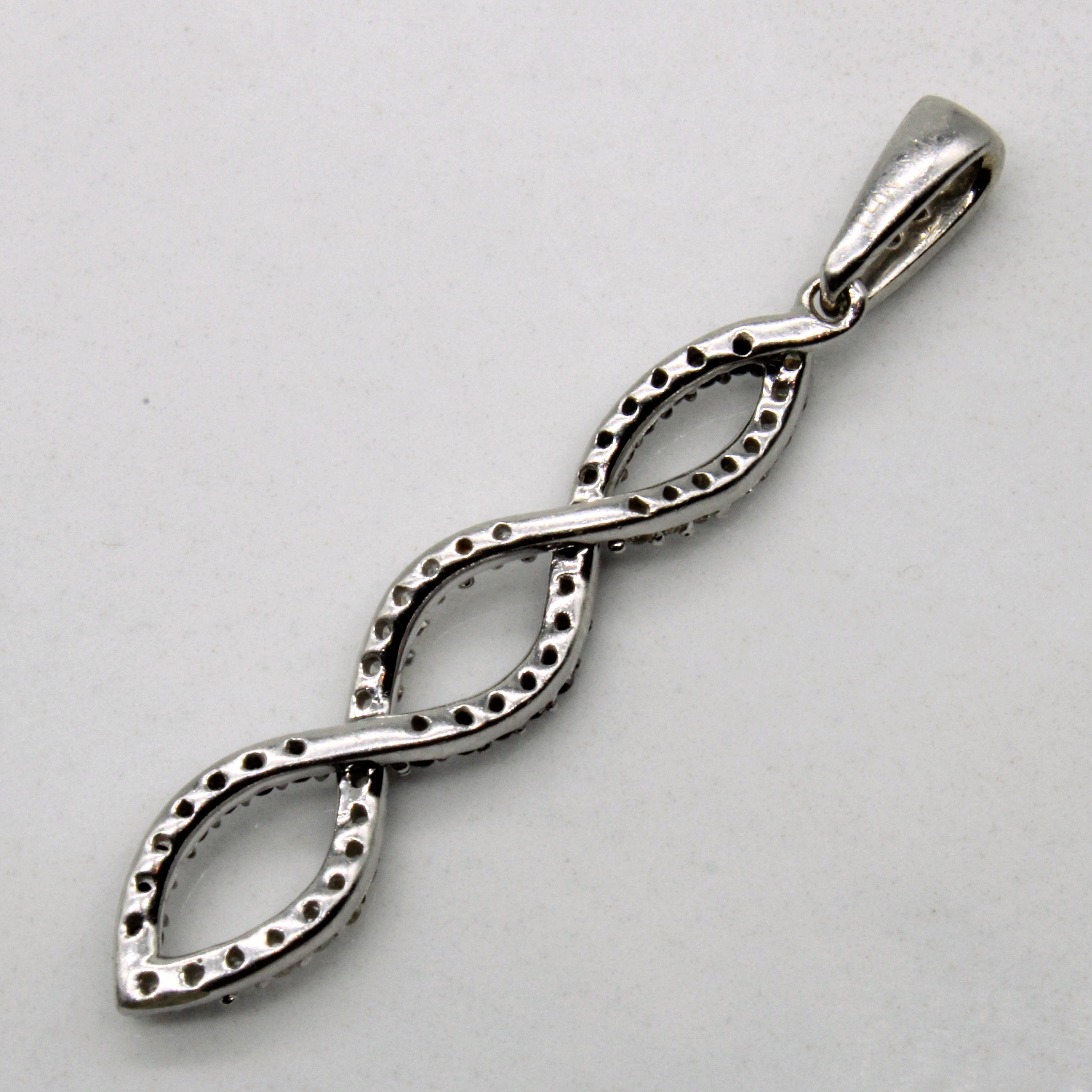 Diamond Overlapped Pendant | 0.15ctw |