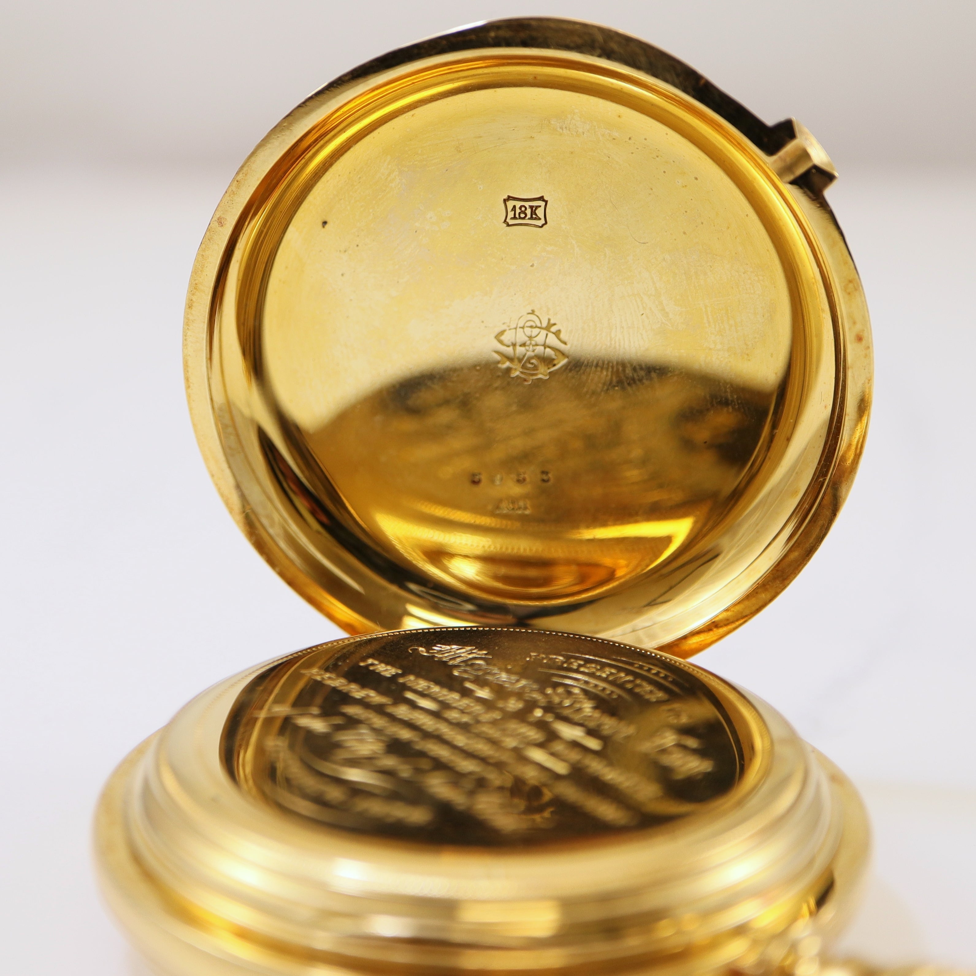 1870s Yellow Gold Pocket Watch |