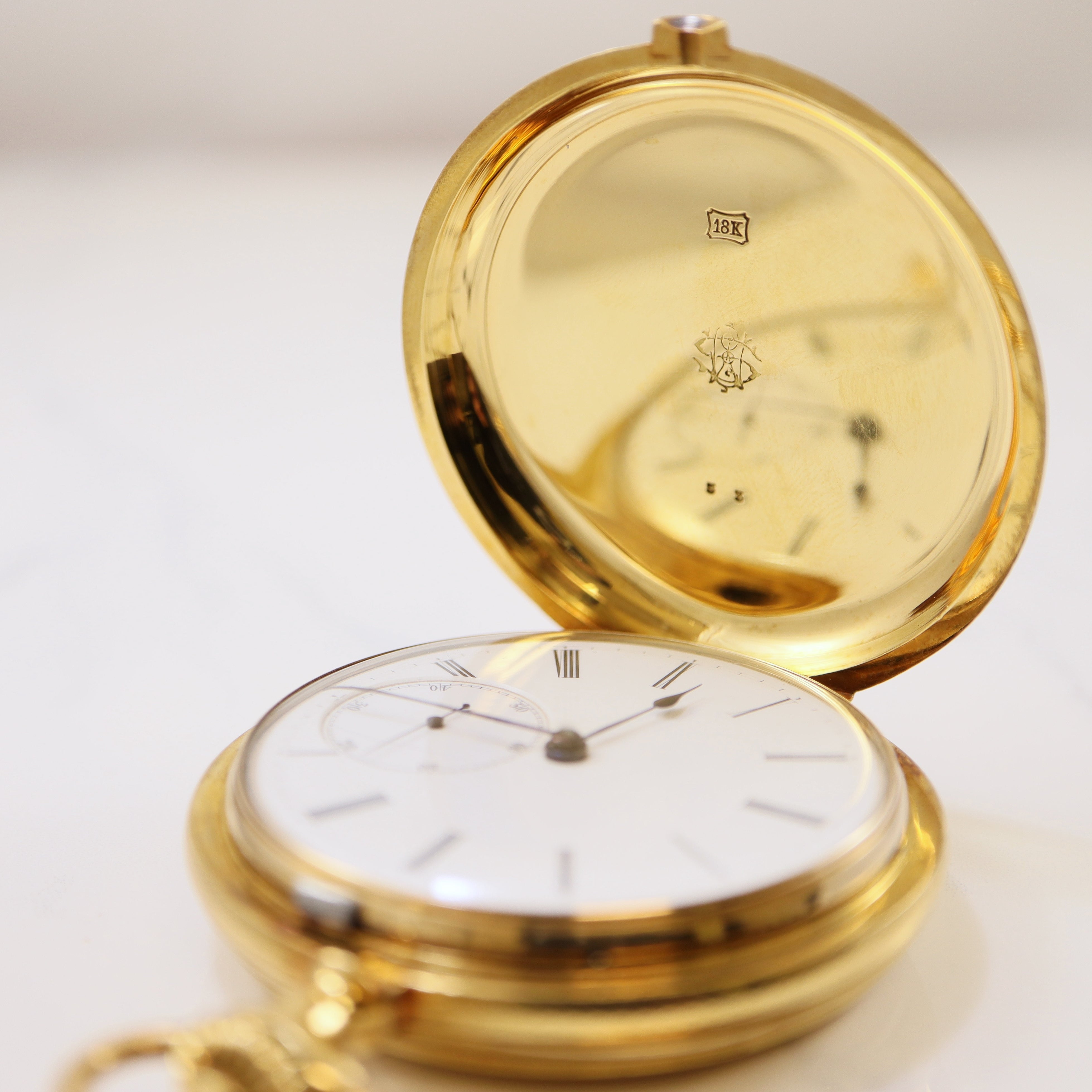 1870s Yellow Gold Pocket Watch |