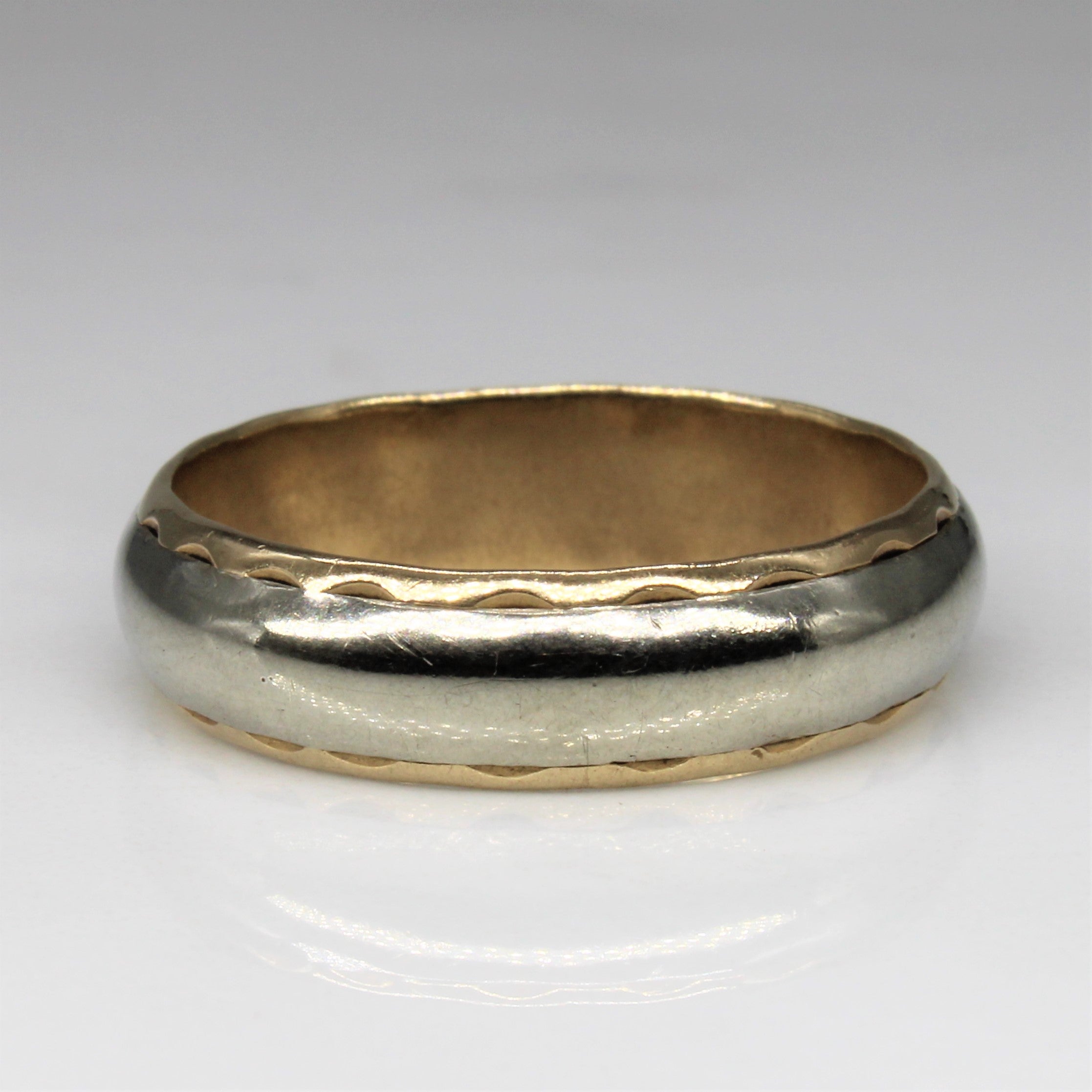 Two Tone Patterned Edge Band | SZ 9.75 |