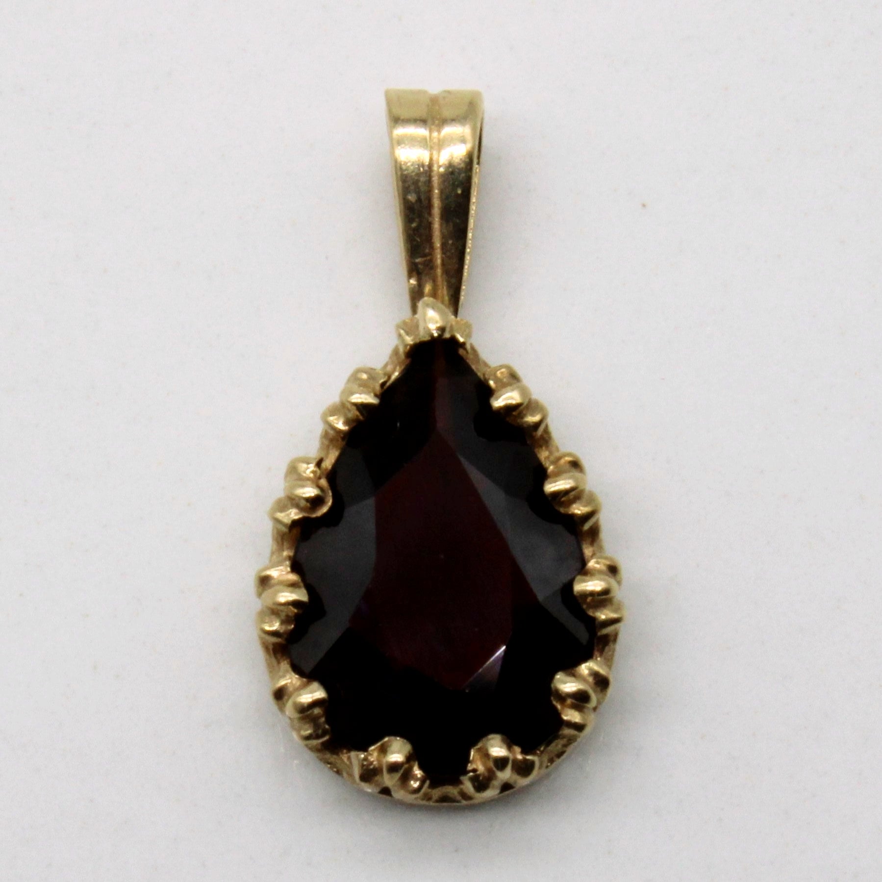 Garnet Tear Drop Pendant | 1.40ct |