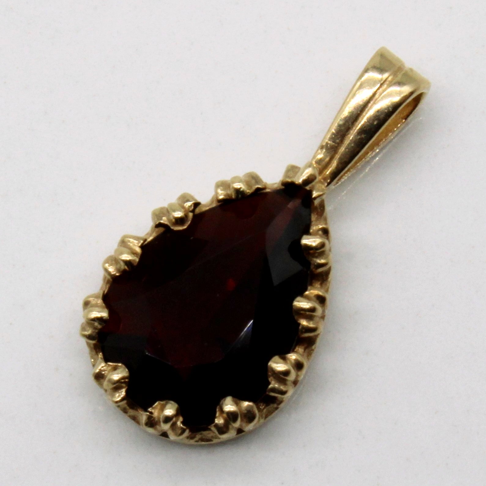 Garnet Tear Drop Pendant | 1.40ct |