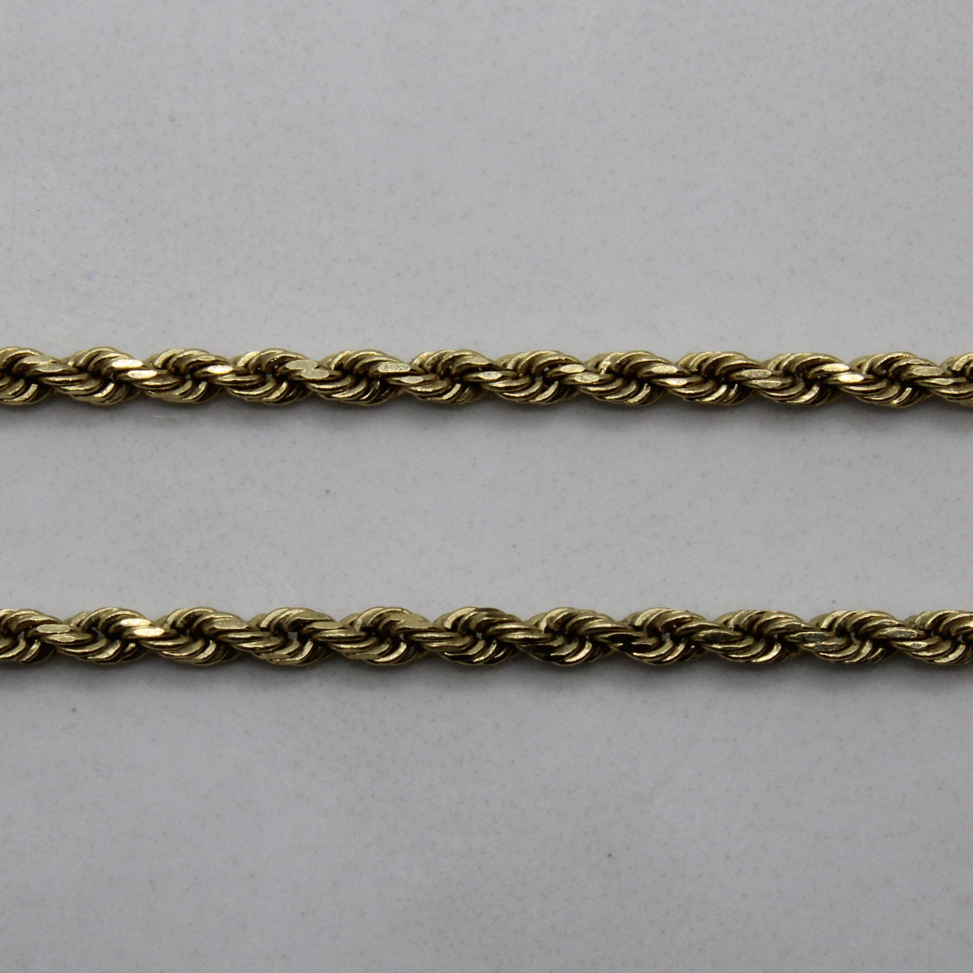14k Yellow Gold Rope Chain | 21