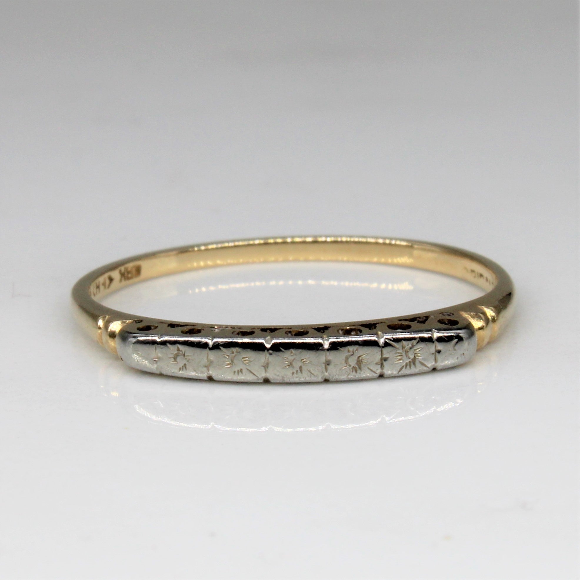 1930s Two Two Wedding Band | SZ 7.25 |