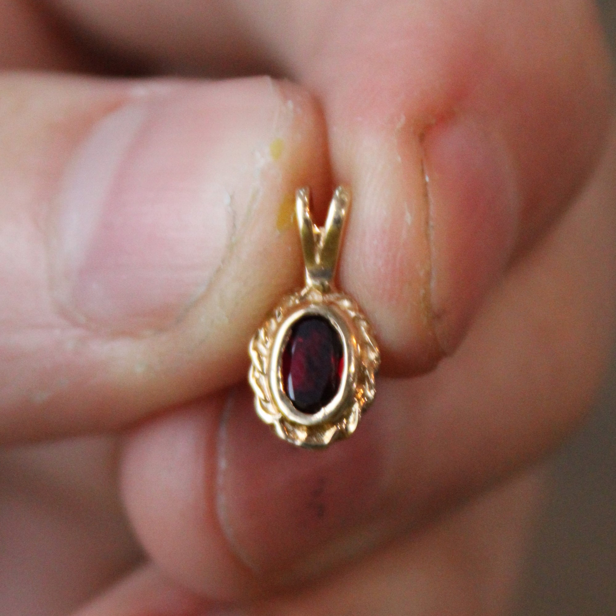 Synthetic Ruby Pendant | 0.34ct |