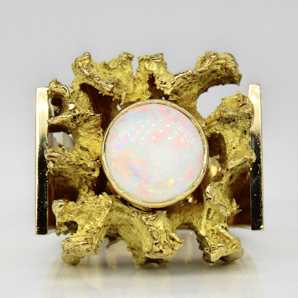 Abstract Opal Cocktail Ring | 1.05ct | SZ 6.5 |
