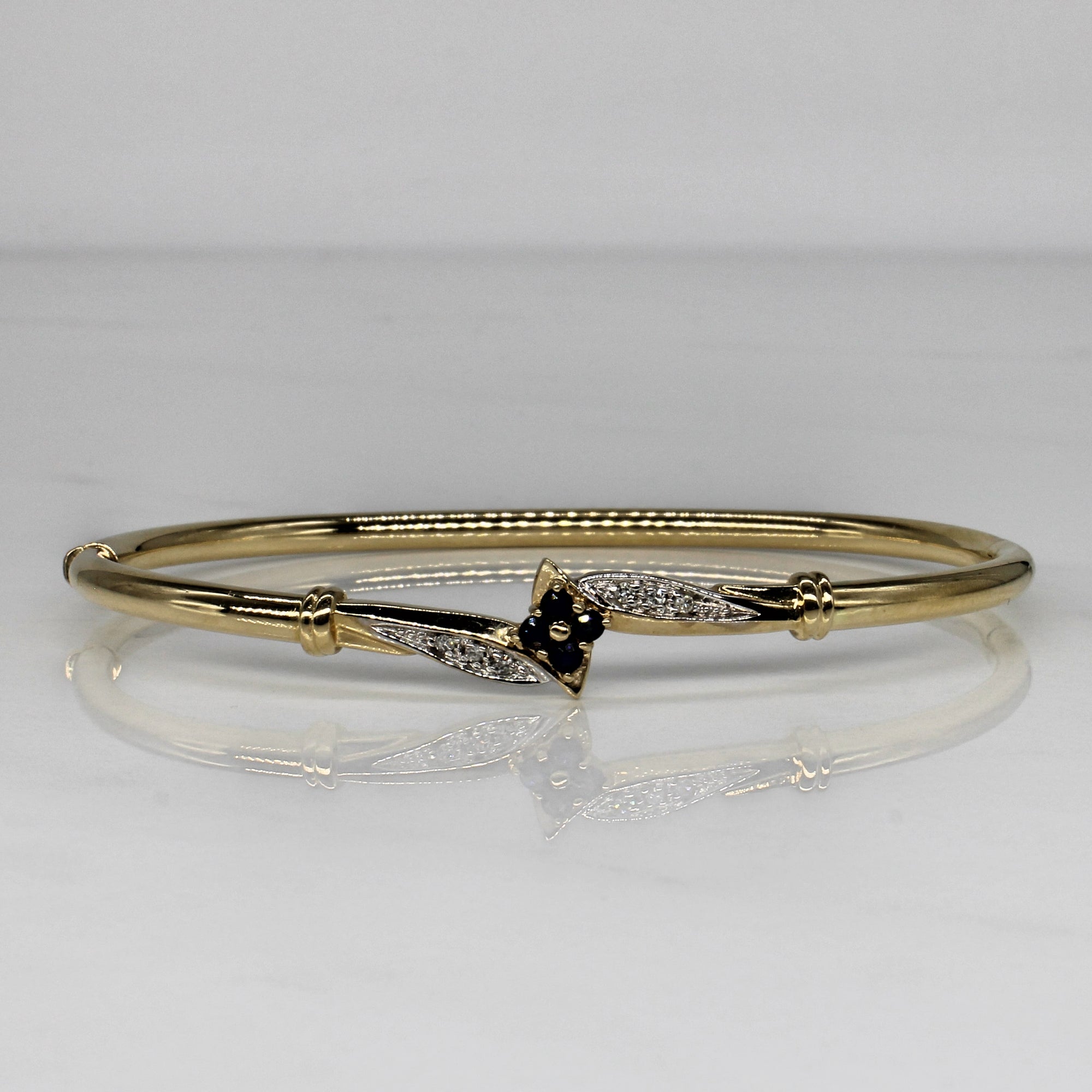 Sapphire & Diamond Bracelet | 0.12ctw, 0.03ctw | 7