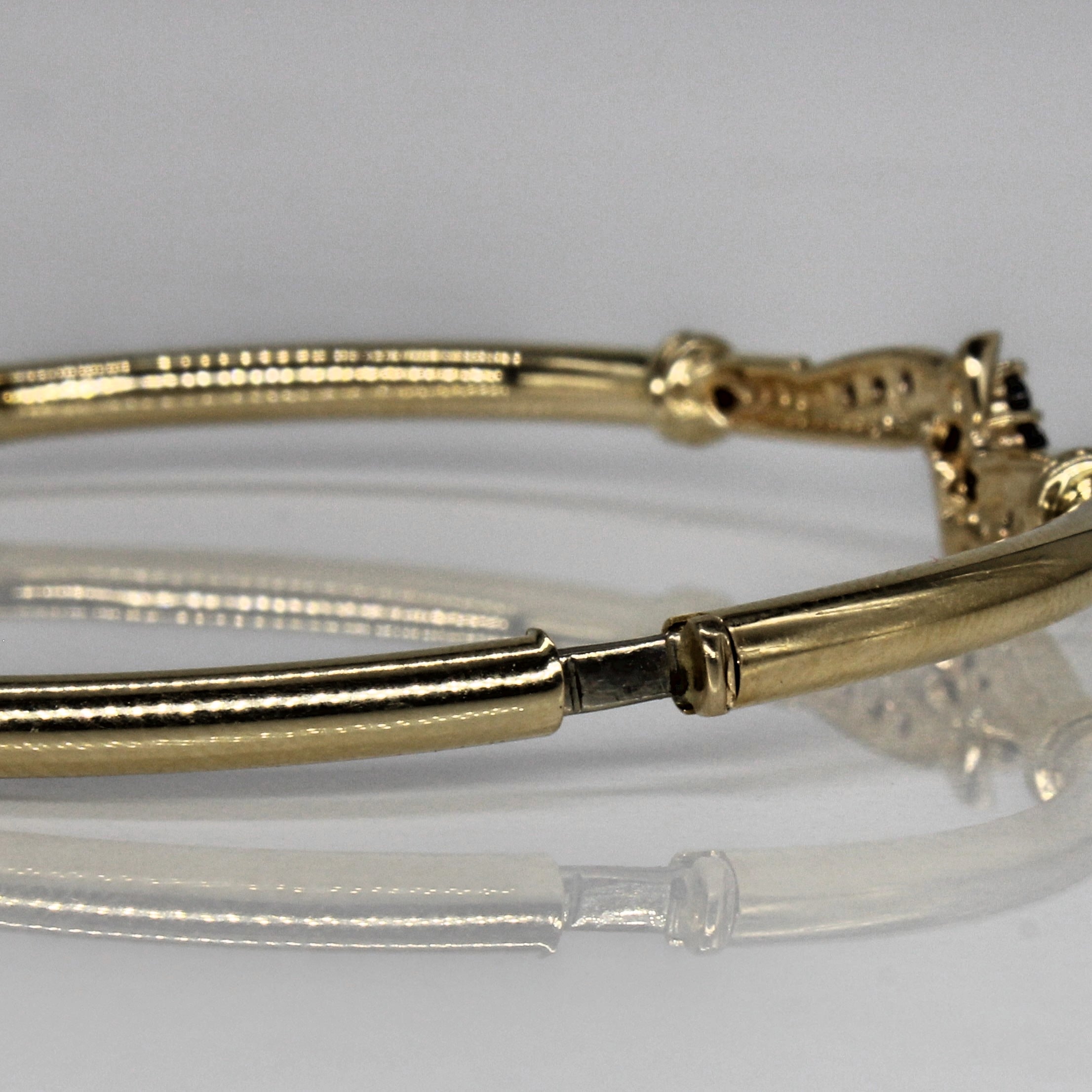 Sapphire & Diamond Bracelet | 0.12ctw, 0.03ctw | 7" |