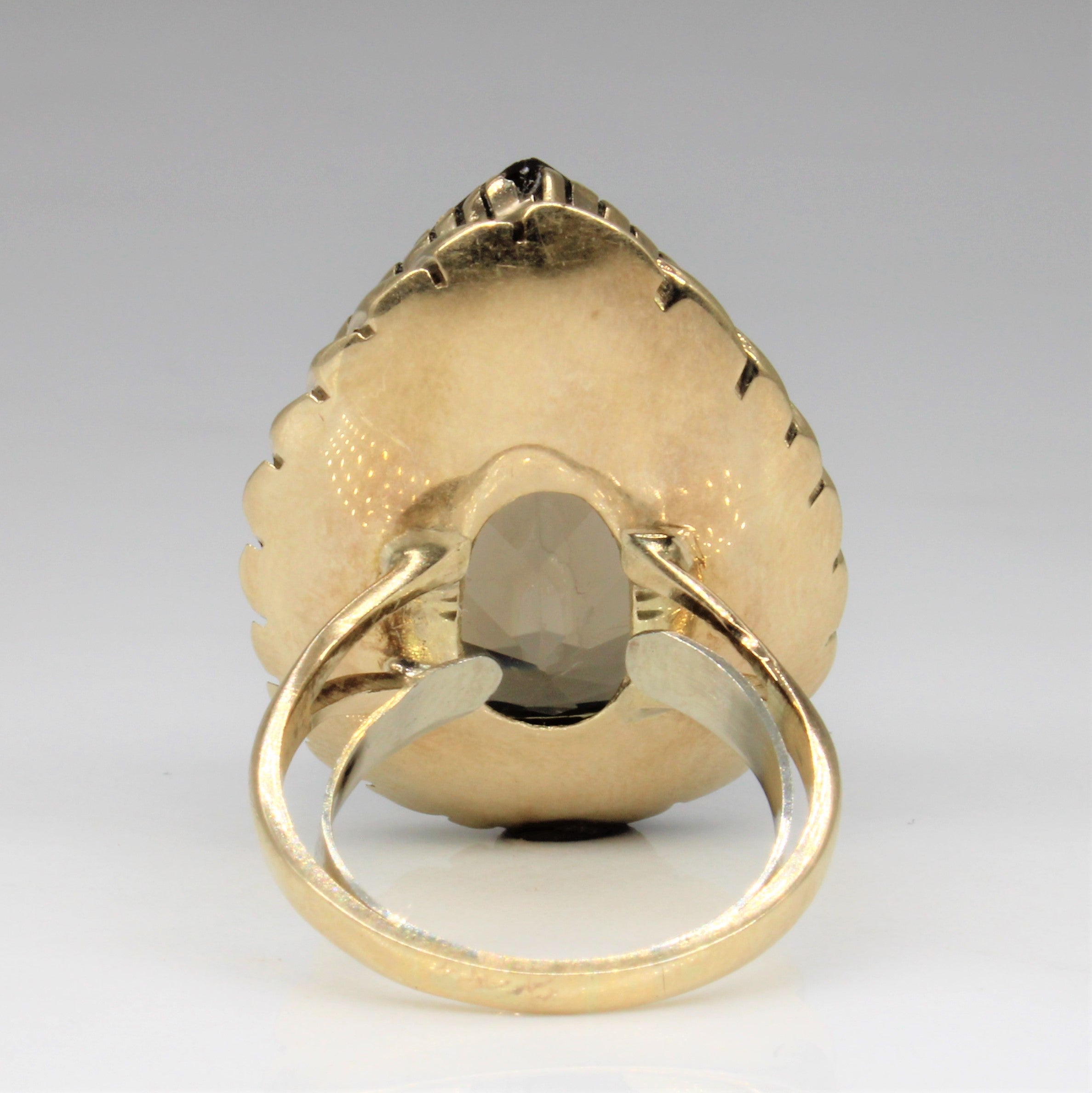 Smokey Quartz Cocktail Ring | 25.00ct | SZ 8 |